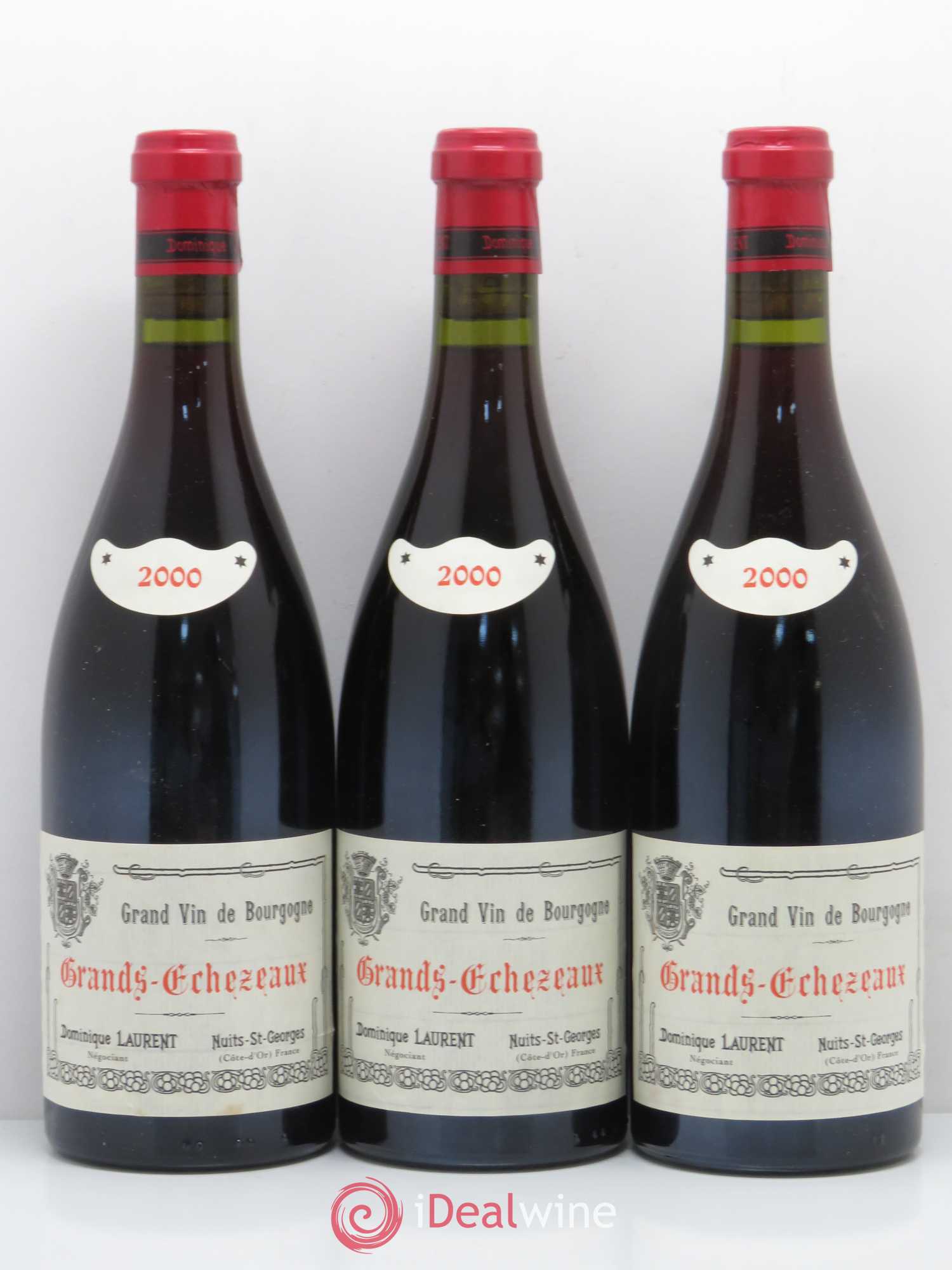 Grands-Echezeaux Grand Cru Dominique Laurent 2000 - Lot de 3 bouteilles - 0