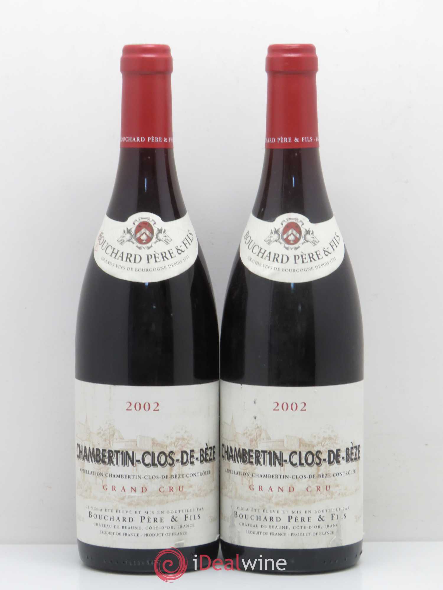 Chambertin Clos de Bèze Grand Cru Bouchard Père & Fils 2002 - Lot de 2 bouteilles - 0