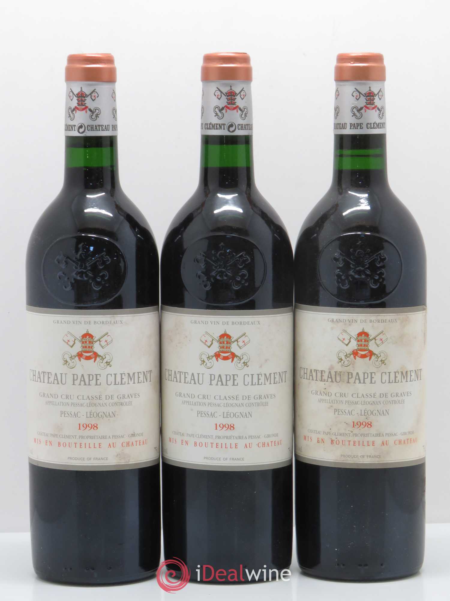 Château Pape Clément Cru Classé de Graves 1998 - Lot de 12 bouteilles - 4