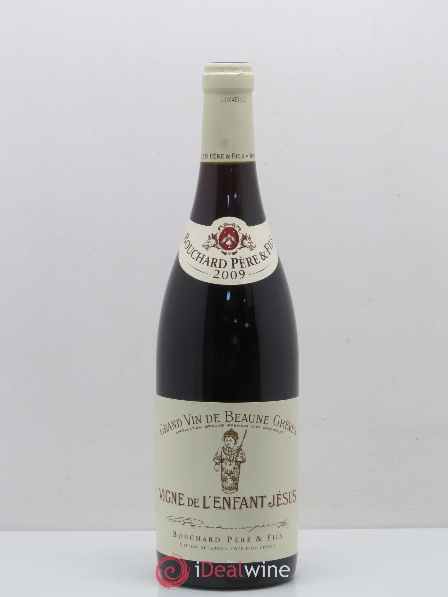 Beaune 1er Cru Grèves - Vigne de l'Enfant Jésus Bouchard Père & Fils 2009 - Lot de 1 bouteille - 0