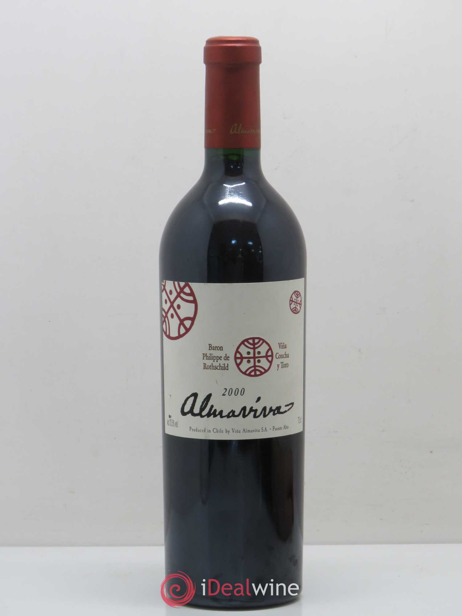 Chili Almaviva Baron P. de Rothschild Concha y Toro 2000 - Lot de 1 bouteille - 0