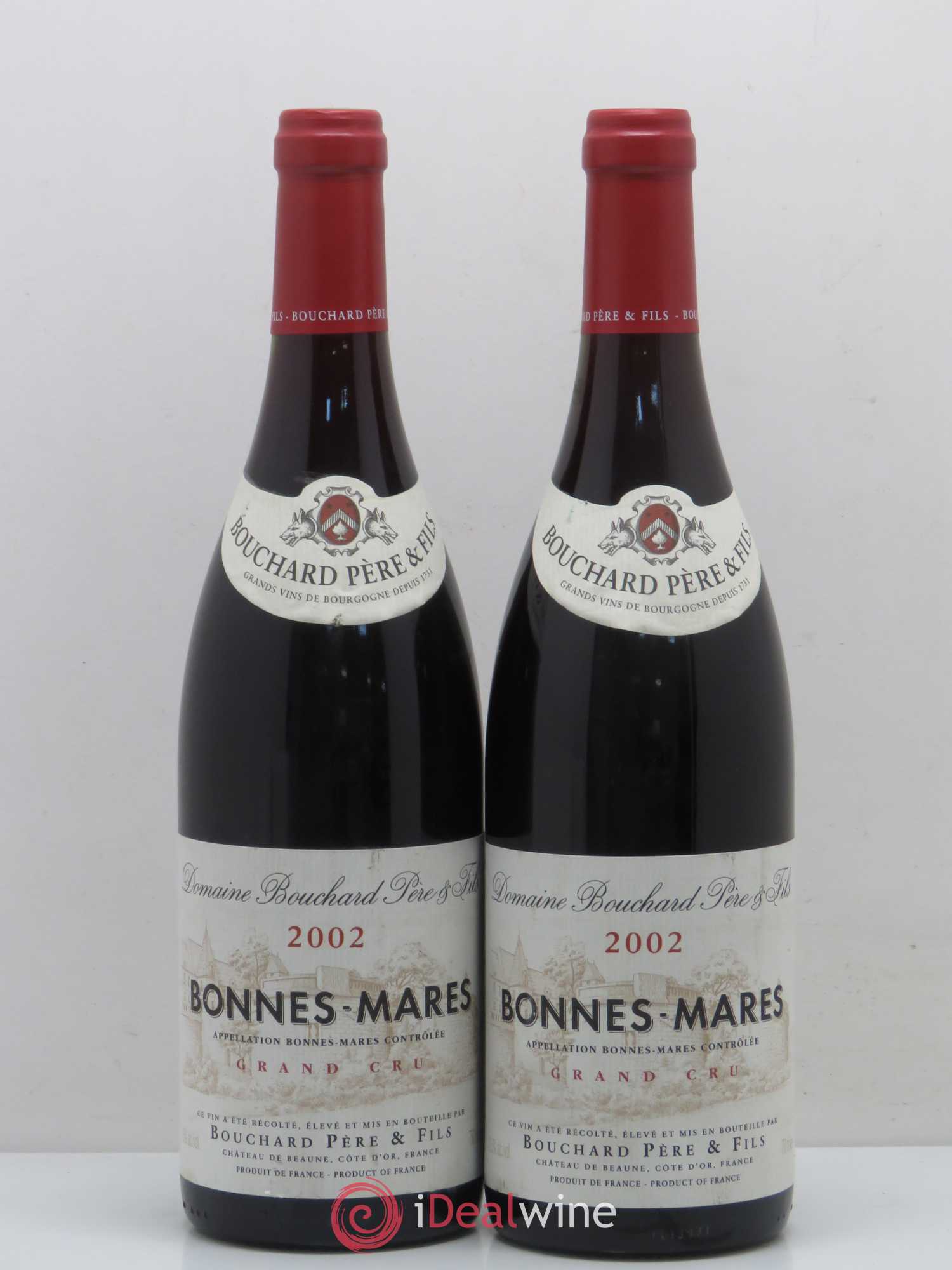 Bonnes-Mares Grand Cru Bouchard Père & Fils 2002 - Lot de 2 bouteilles - 0