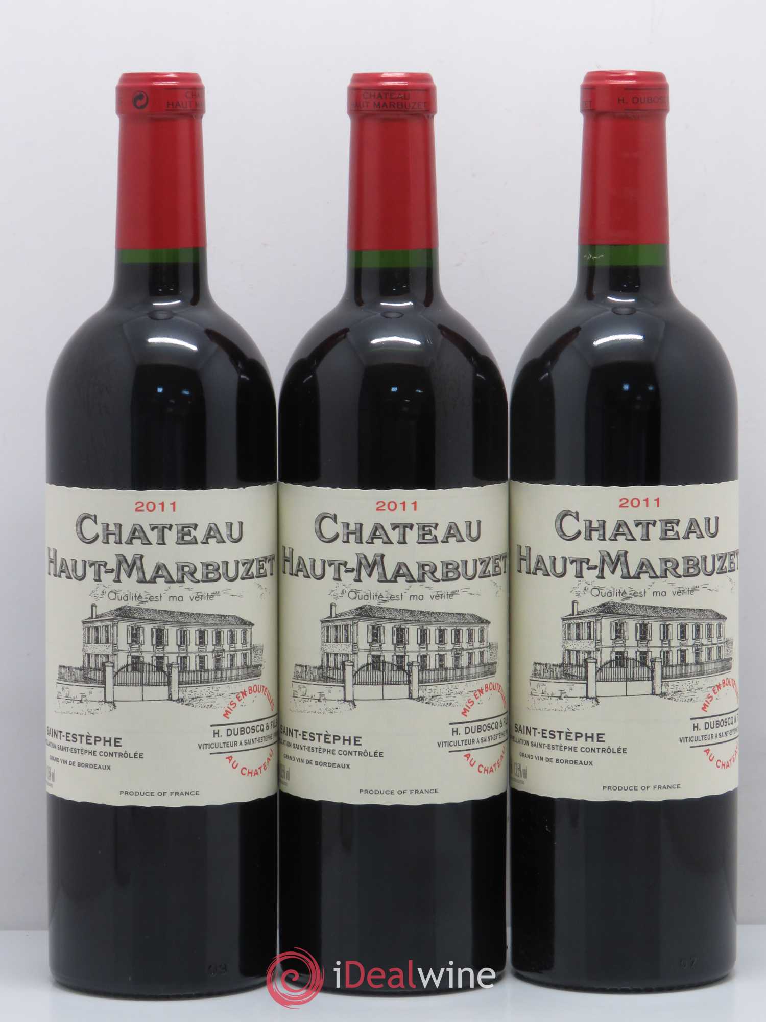 Château Haut Marbuzet 2011 - Lot de 3 bouteilles - 0