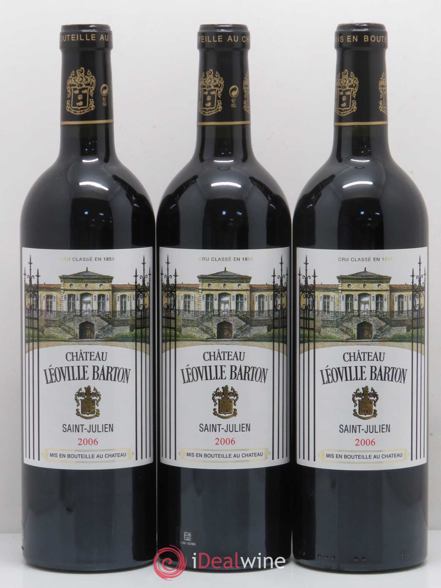 Château Léoville Barton 2ème Grand Cru Classé 2006 - Lot de 6 bouteilles - 1