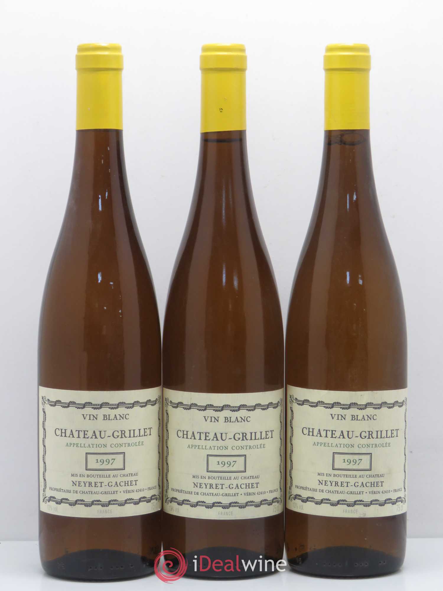 Château Grillet Château-Grillet 1997 - Lot de 3 bouteilles - 0