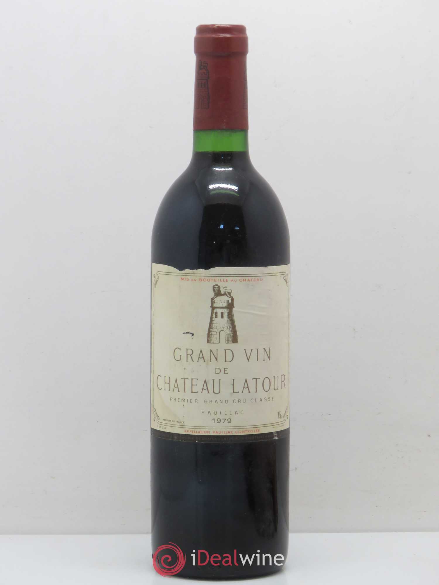 Château Latour 1er Grand Cru Classé 1979 - Lot de 1 bouteille - 0