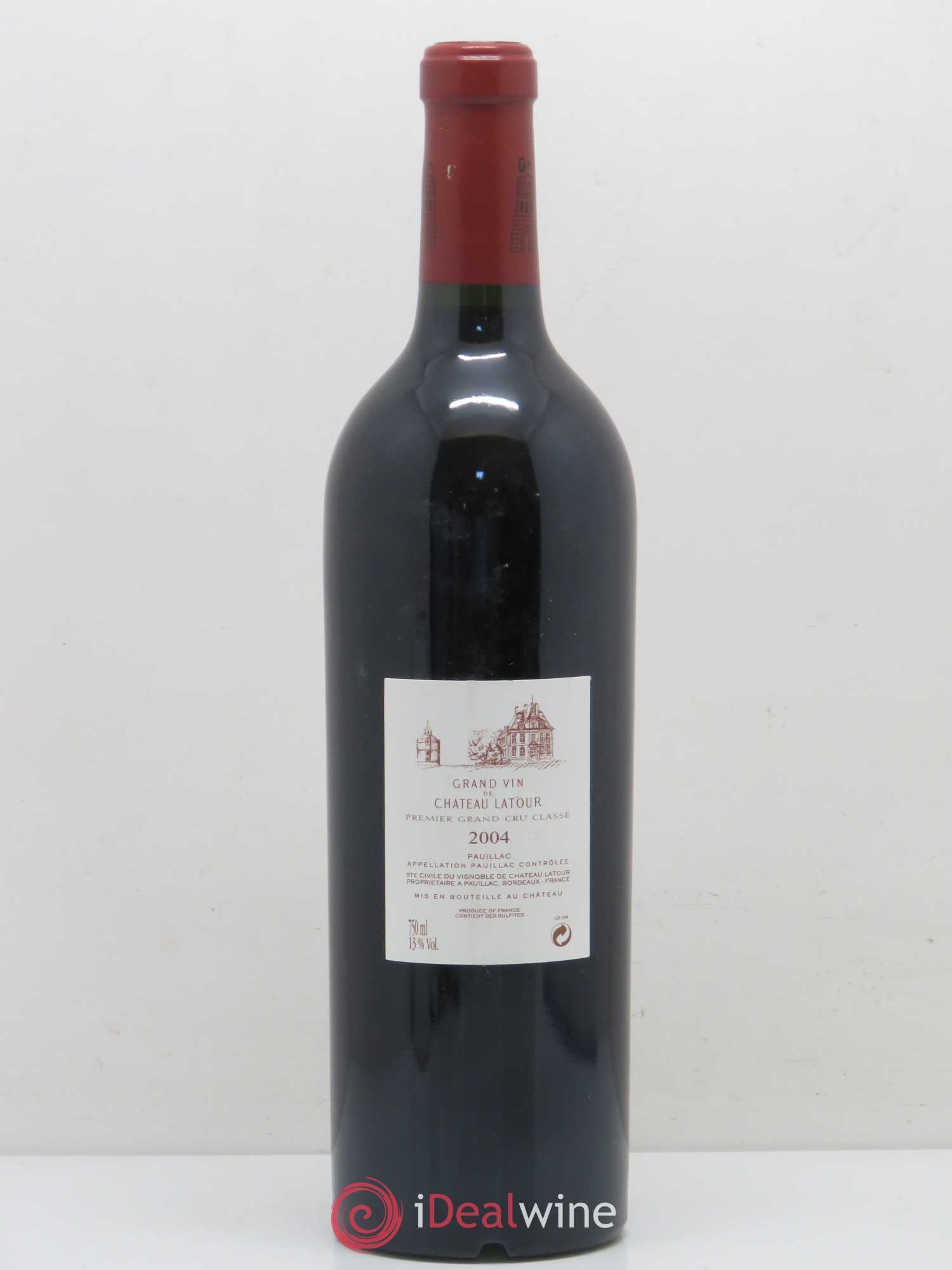 Château Latour 1er Grand Cru Classé 2004 - Lot de 1 bouteille - 1