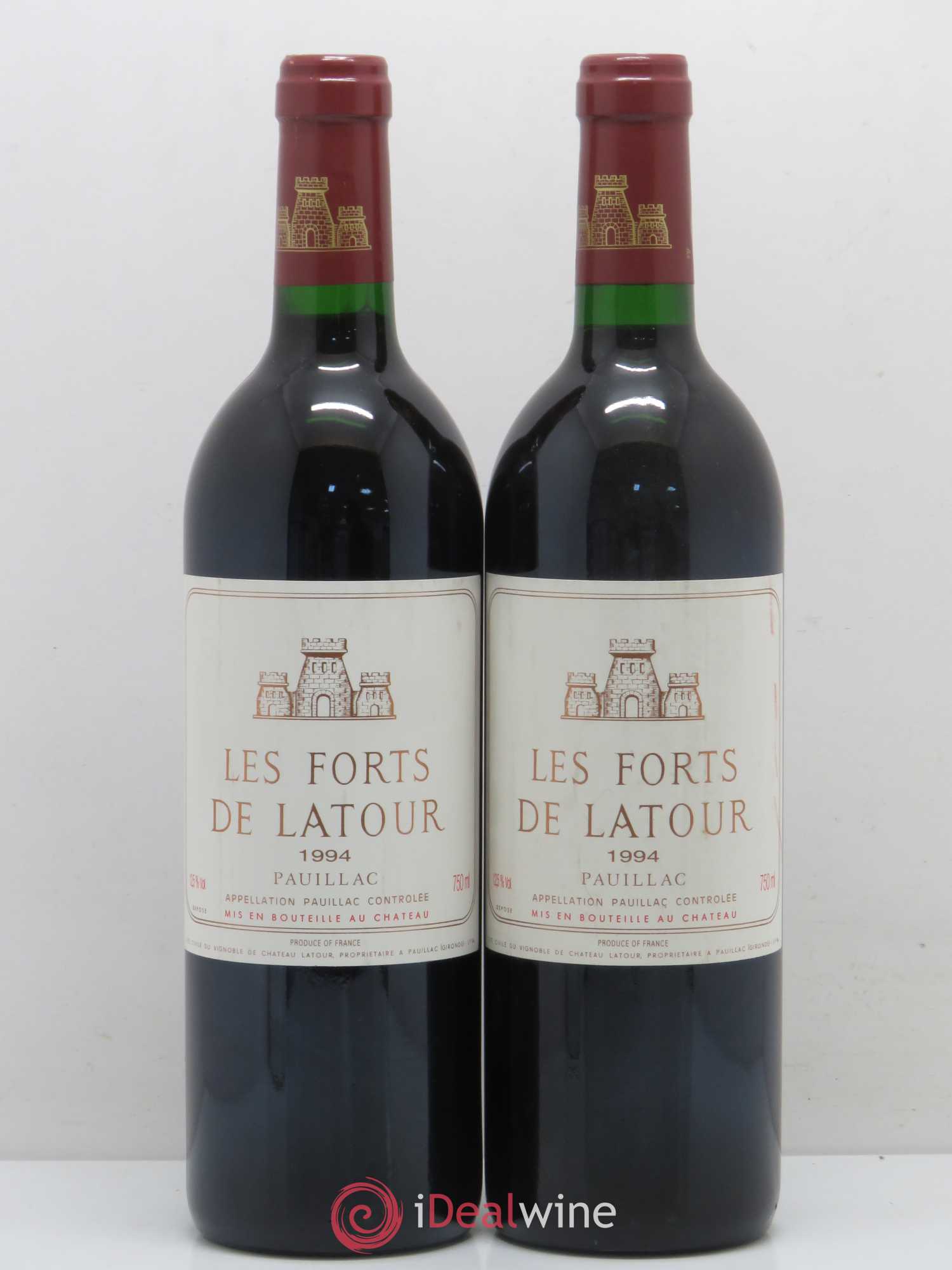 Les Forts de Latour Second Vin 1994 - Lot de 2 bouteilles - 0