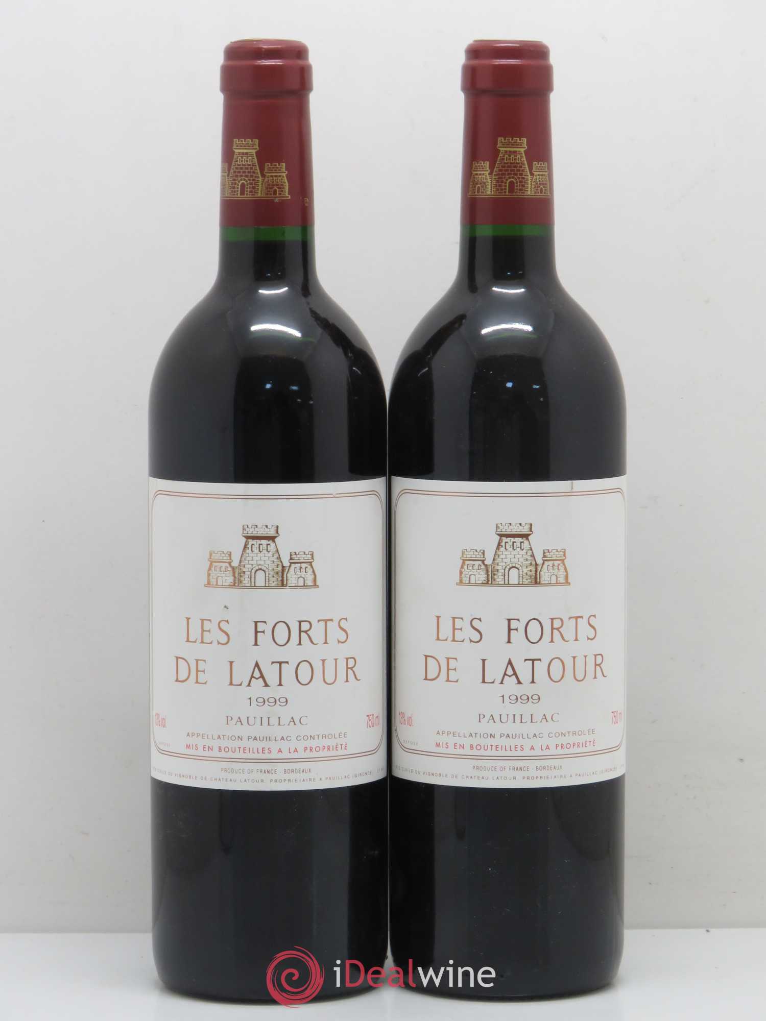 Les Forts de Latour Second Vin 1999 - Lot de 2 bouteilles - 0