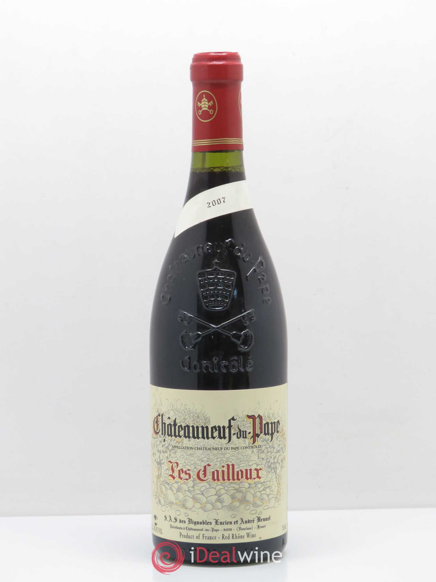 Châteauneuf-du-Pape Les Cailloux André Brunel 2007 - Lot de 1 bouteille - 0