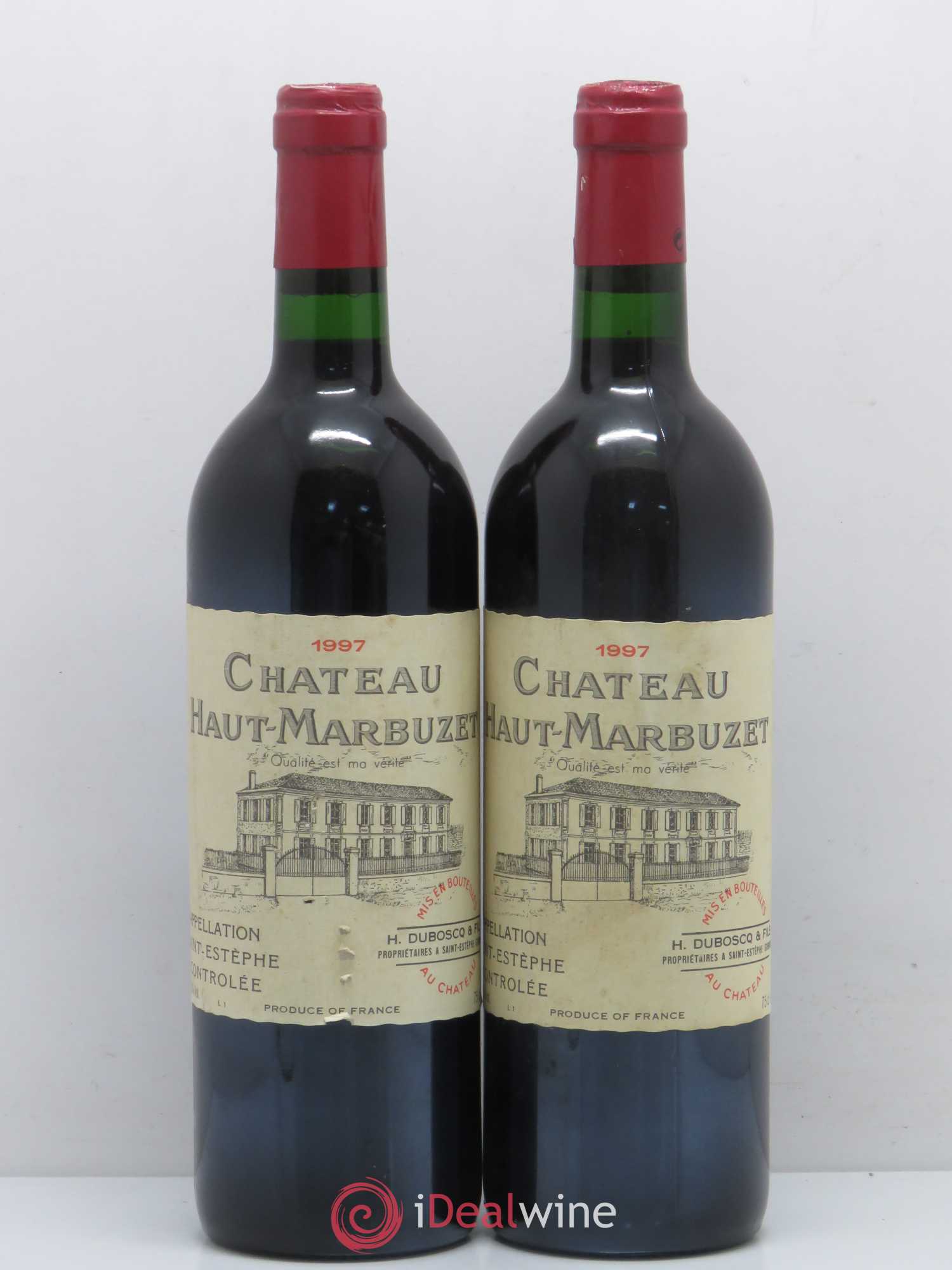Château Haut Marbuzet (sans prix de réserve) 1997 - Lot de 2 bouteilles - 0