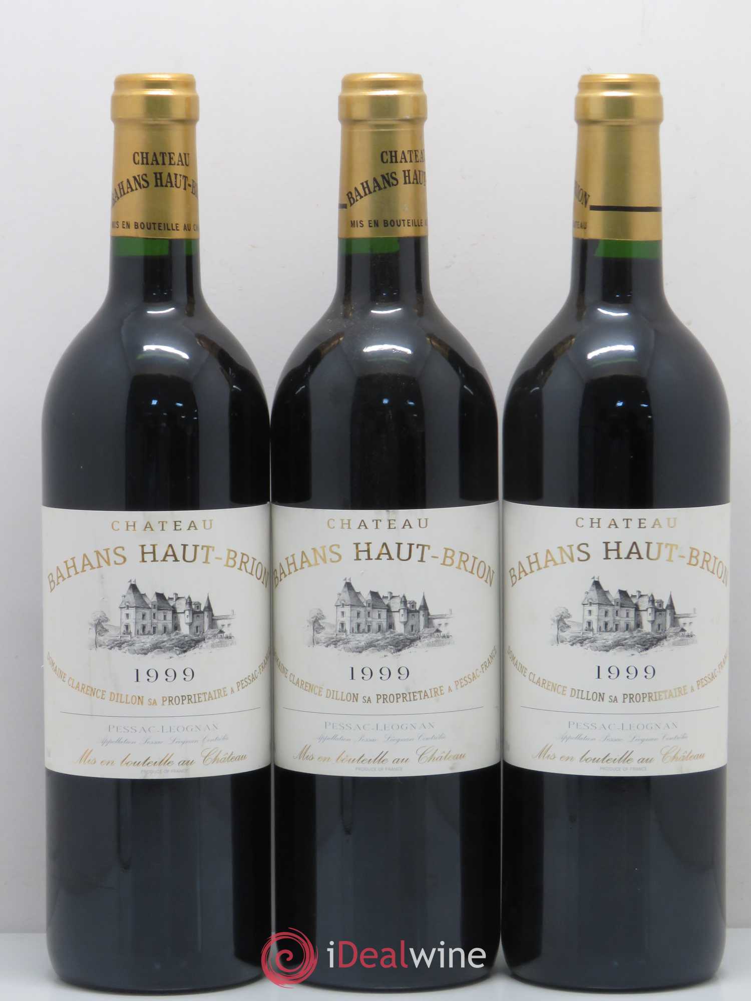 Clarence (Bahans) de Haut-Brion Second Vin 1999 - Lot de 3 bouteilles - 0