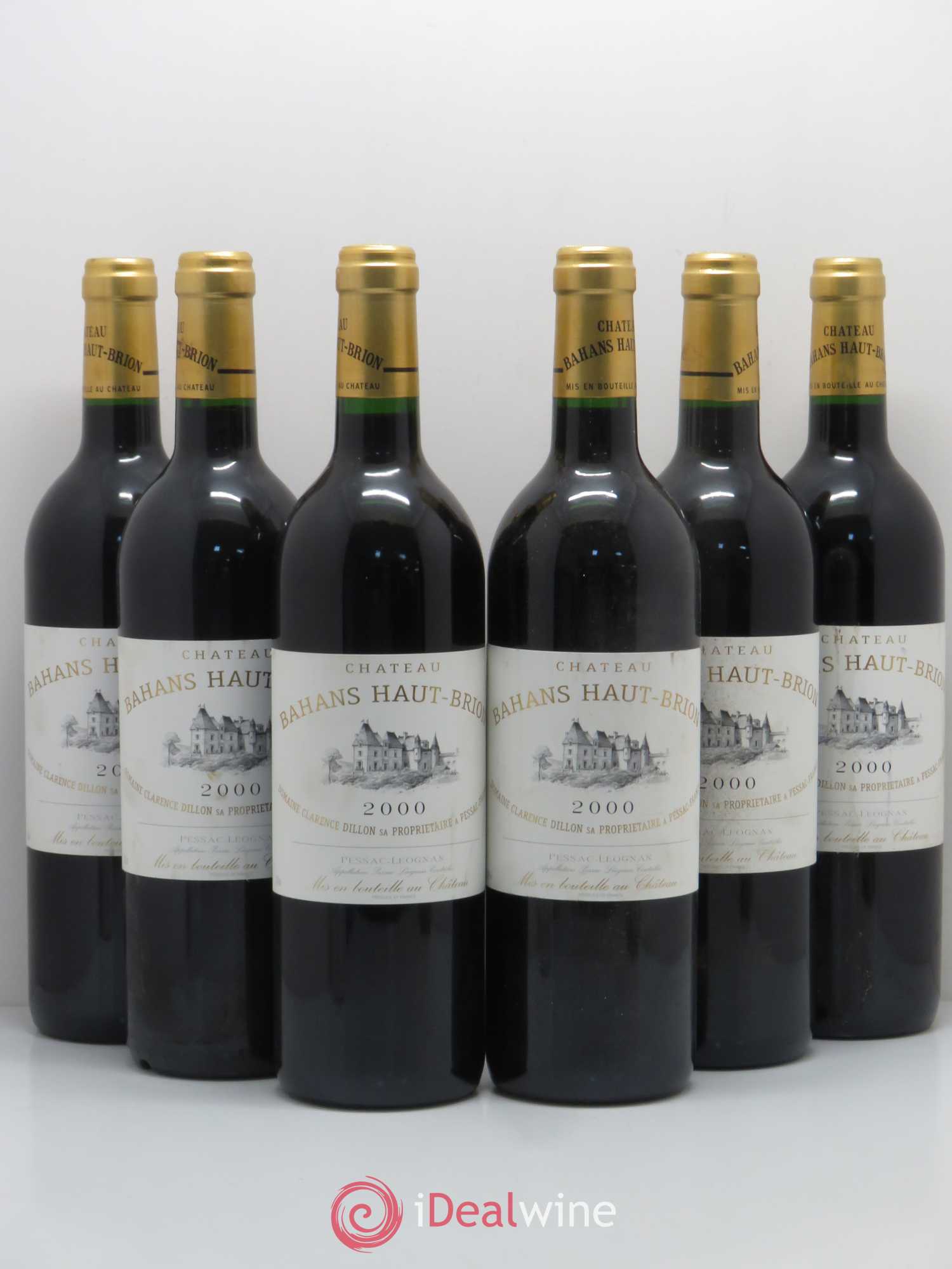Clarence (Bahans) de Haut-Brion Second Vin 2000 - Lot de 6 bouteilles - 0