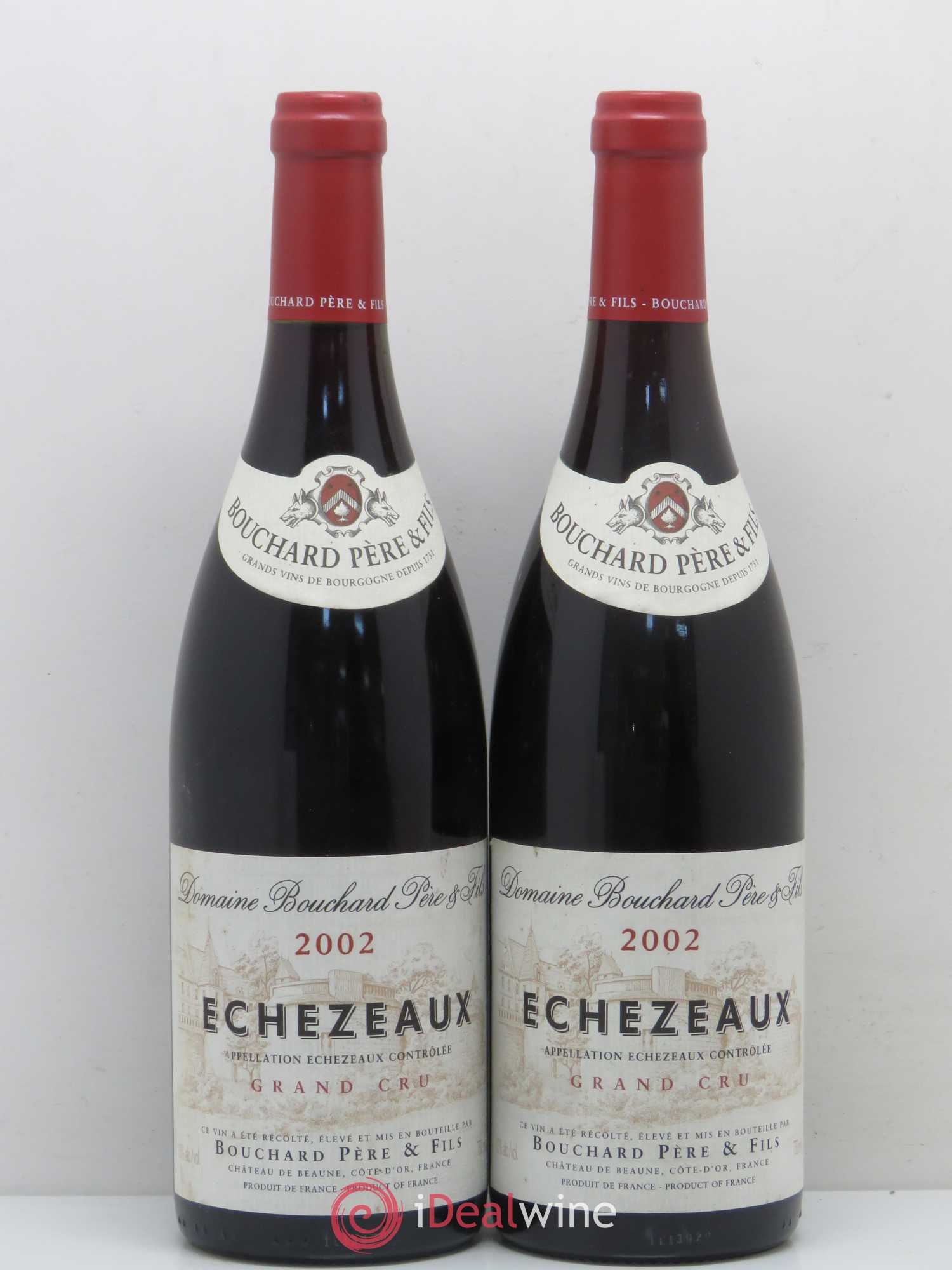 Echezeaux Grand Cru Bouchard Père & Fils 2002 - Lot de 2 bouteilles - 0