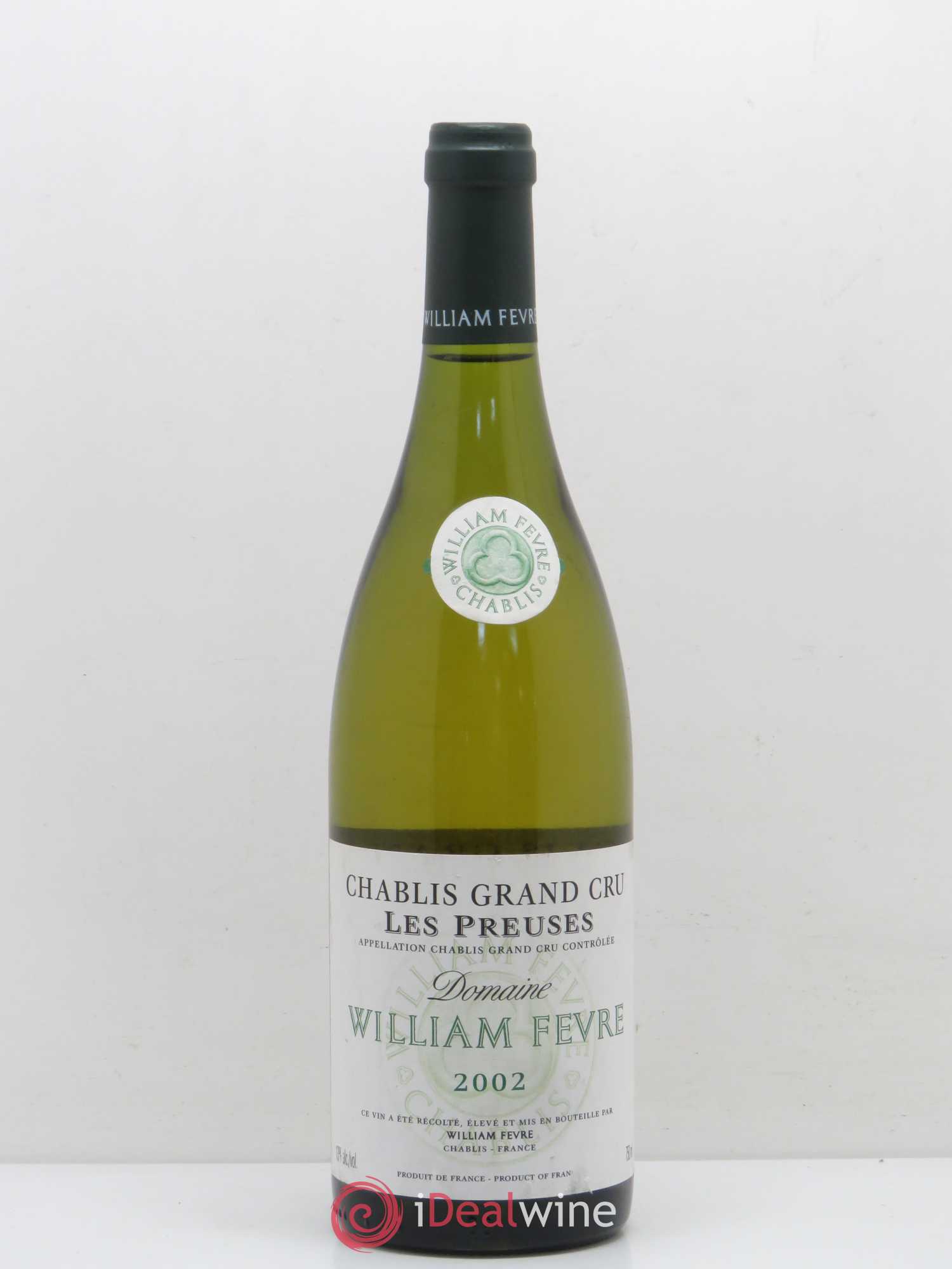 Chablis Grand Cru les Preuses William Fèvre 2002 - Lot de 1 bouteille - 0