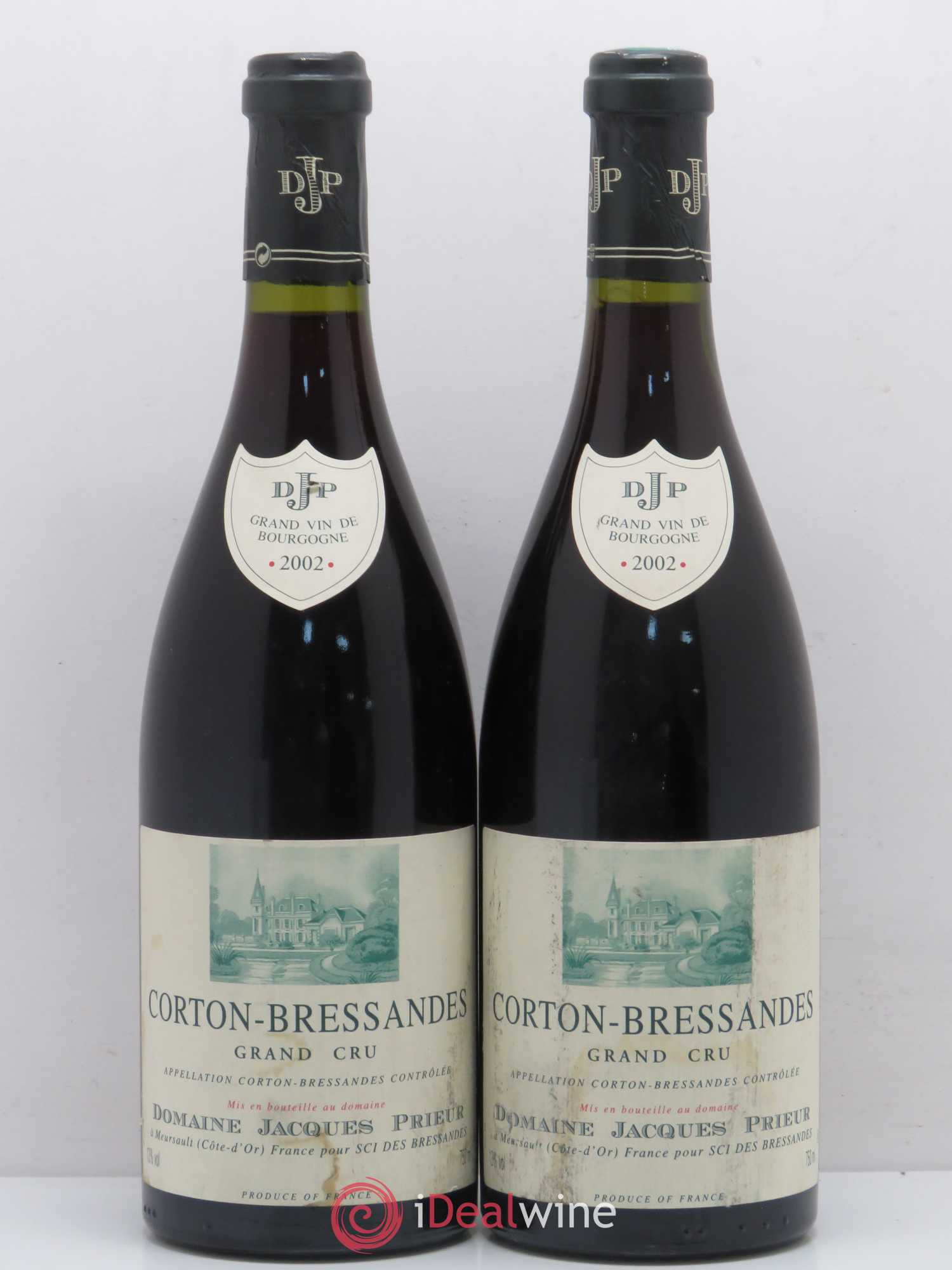 Corton-Bressandes Grand Cru Jacques Prieur (Domaine) 2002 - Lot de 2 bouteilles - 0