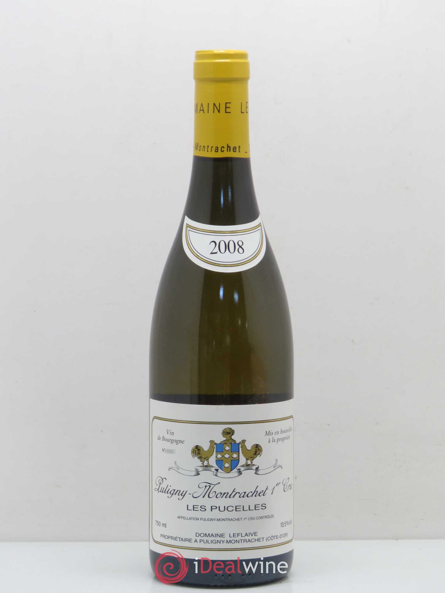 Puligny-Montrachet 1er Cru Les Pucelles Leflaive (Domaine) 2008 - Lot de 1 bouteille - 0