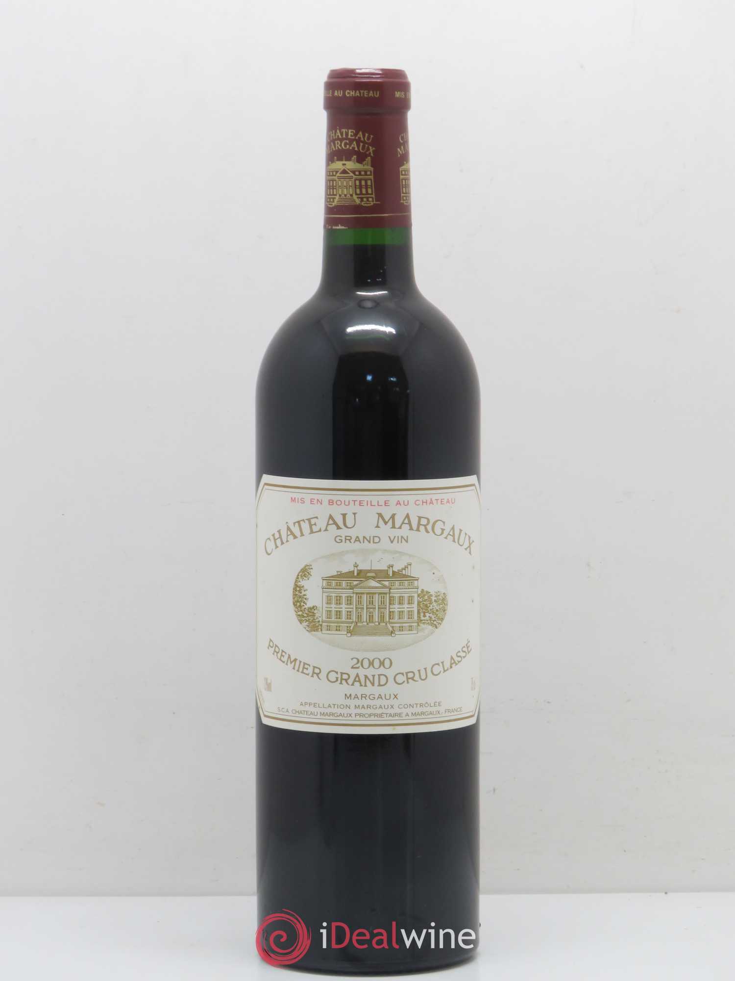 Château Margaux 1er Grand Cru Classé 2000 - Lot de 1 bouteille - 0