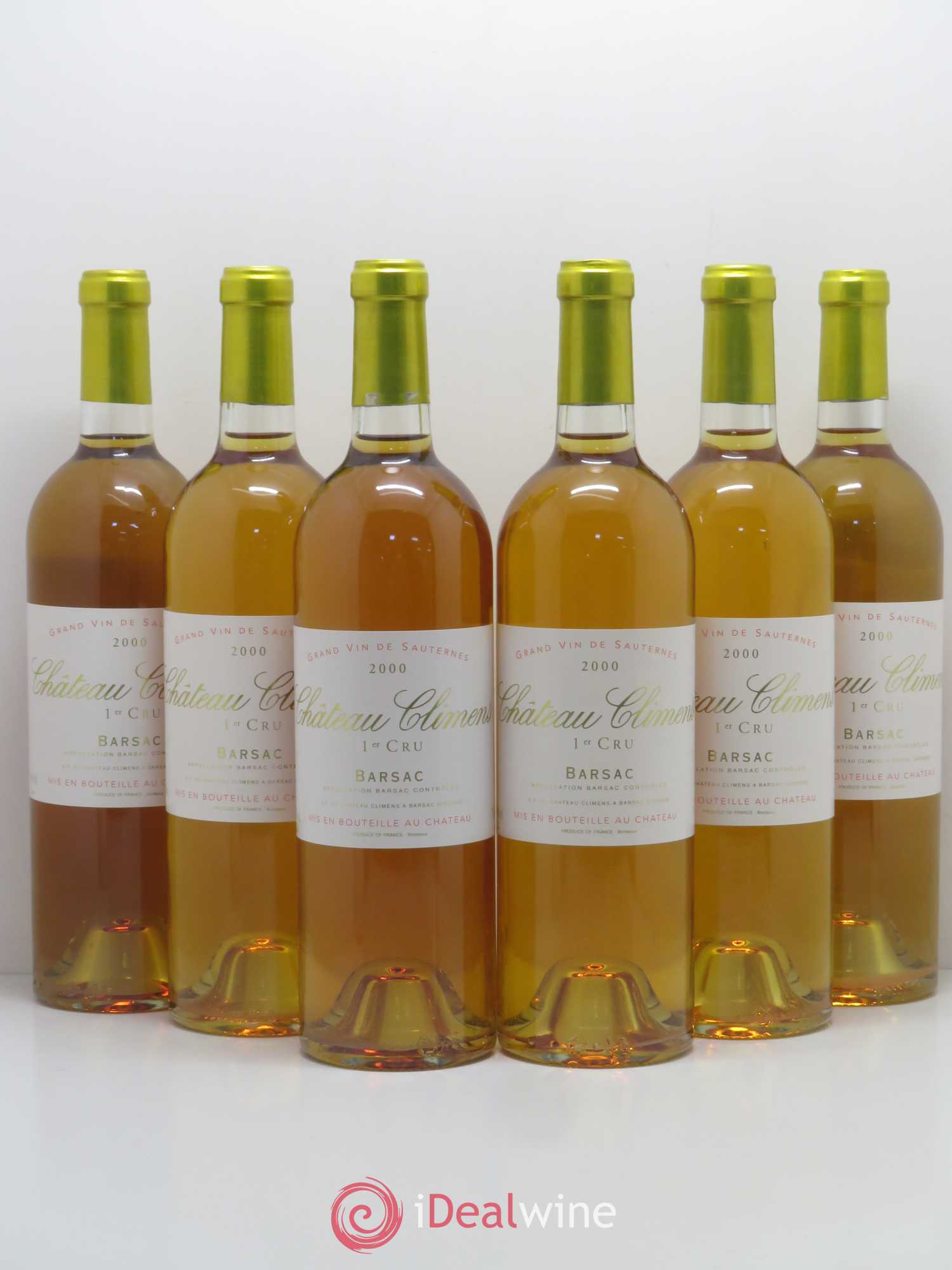 Château Climens 1er Grand Cru Classé 2000 - Lotto di 6 bottiglie - 0