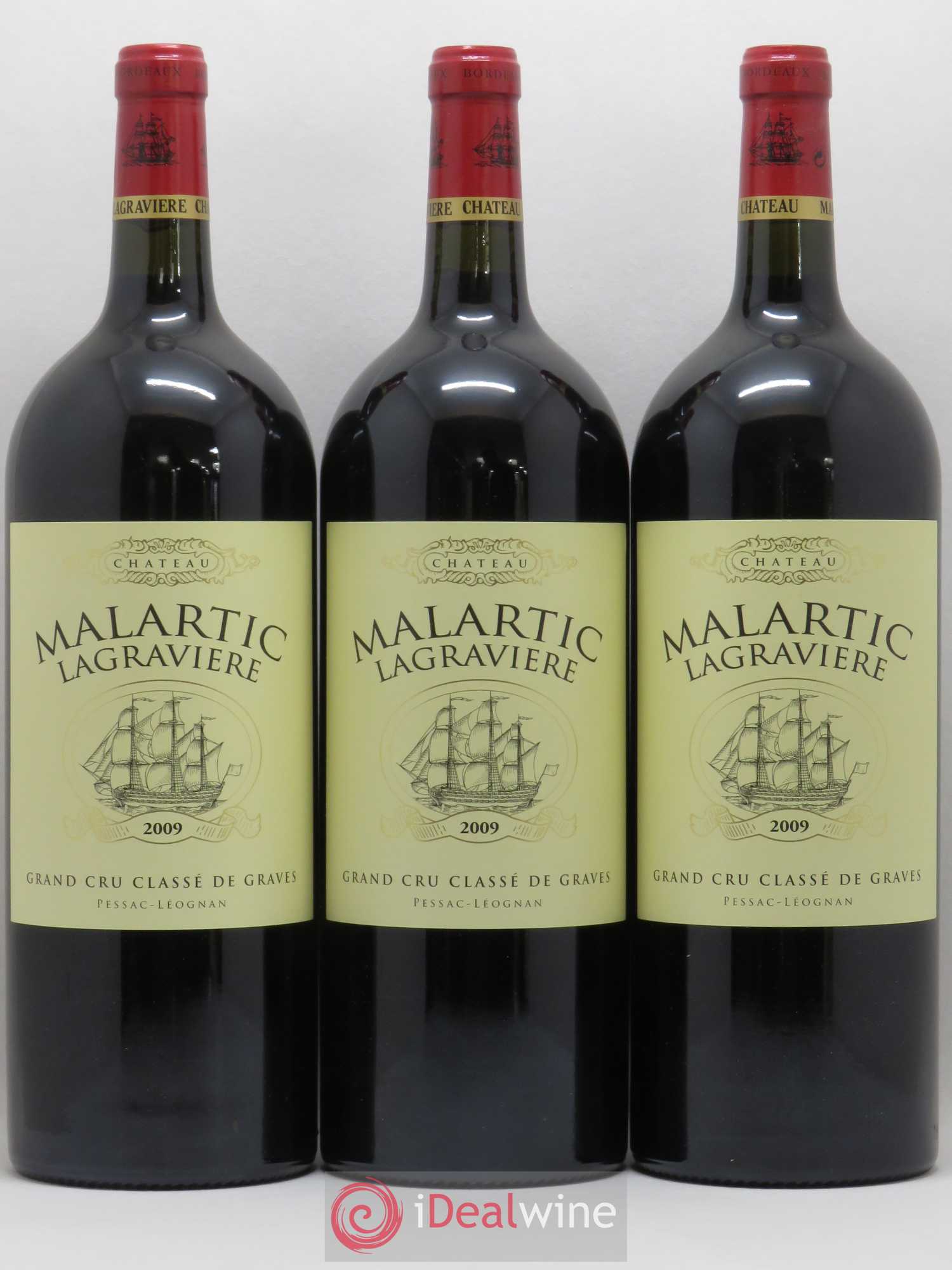 Château Malartic-Lagravière Cru Classé de Graves 2009 - Lot de 3 magnums - 0