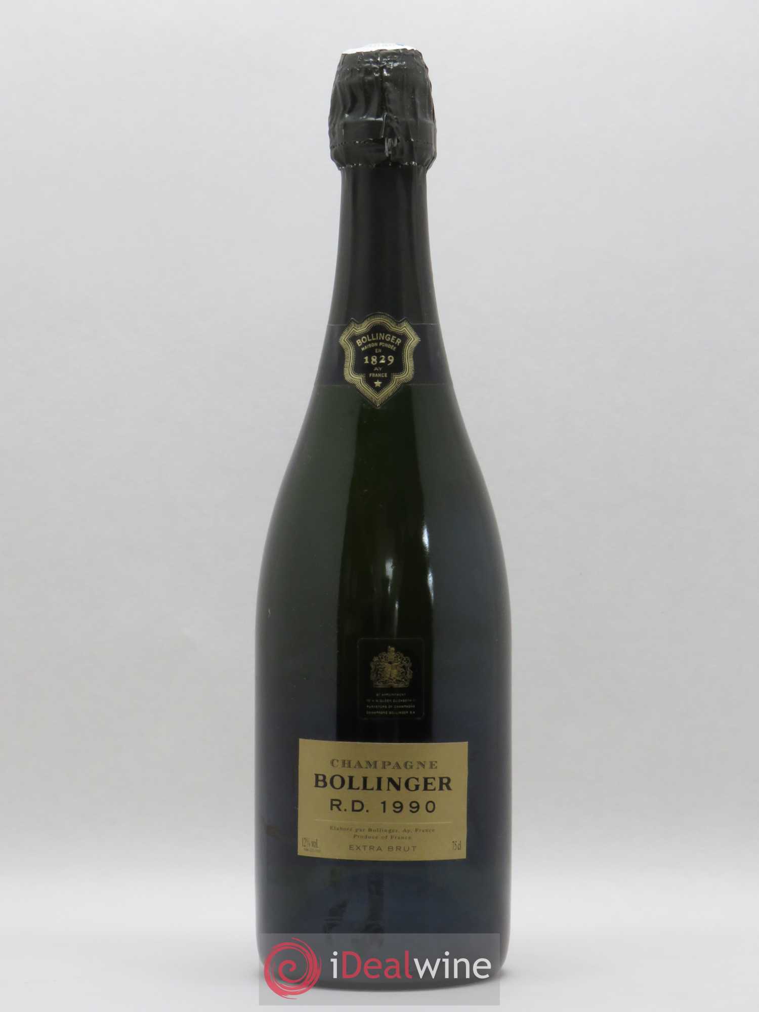 R.D. Extra-Brut Bollinger 1990 - Lot de 1 bouteille - 0