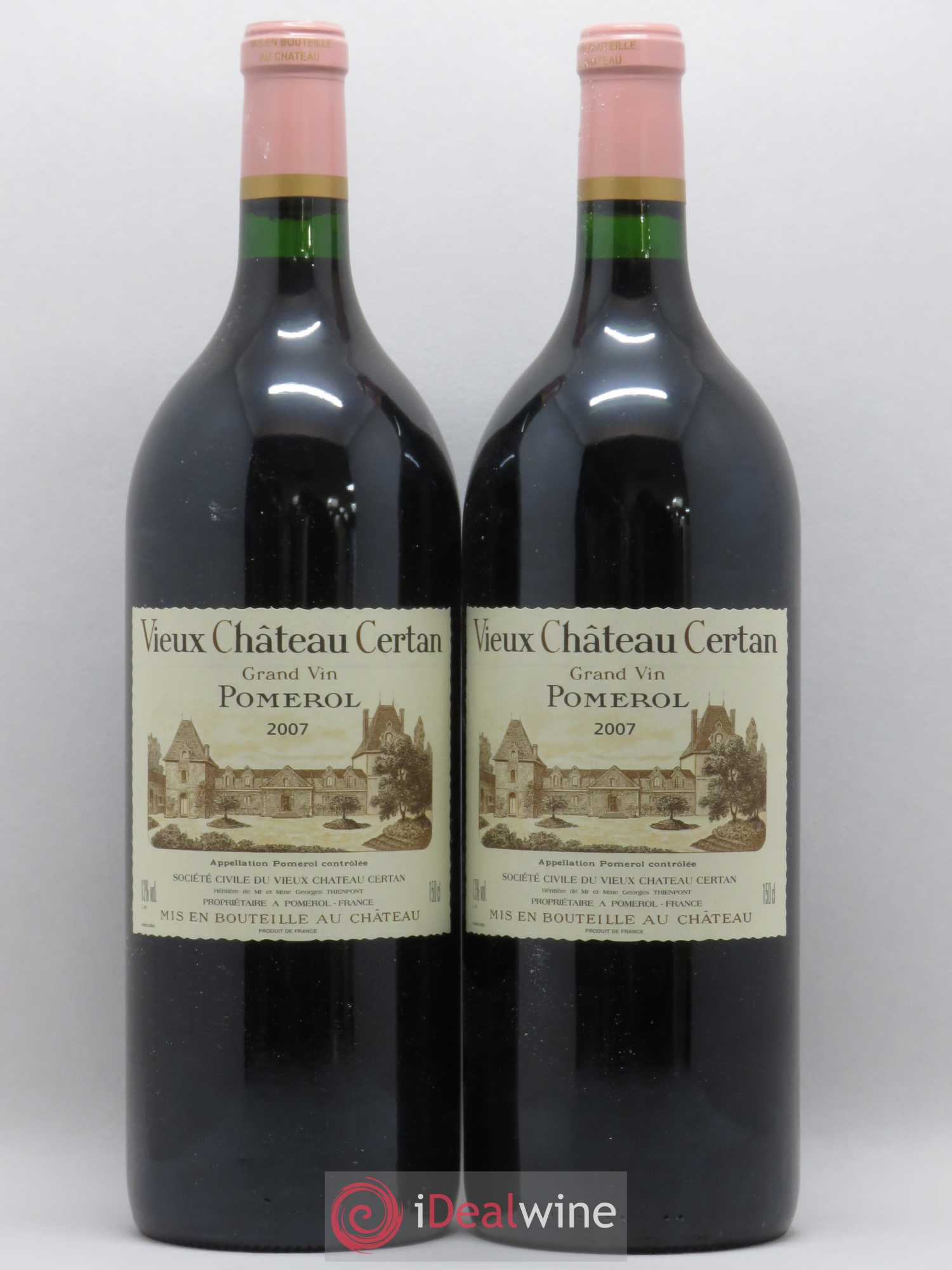 Vieux Château Certan 2007 - Lot de 2 magnums - 0