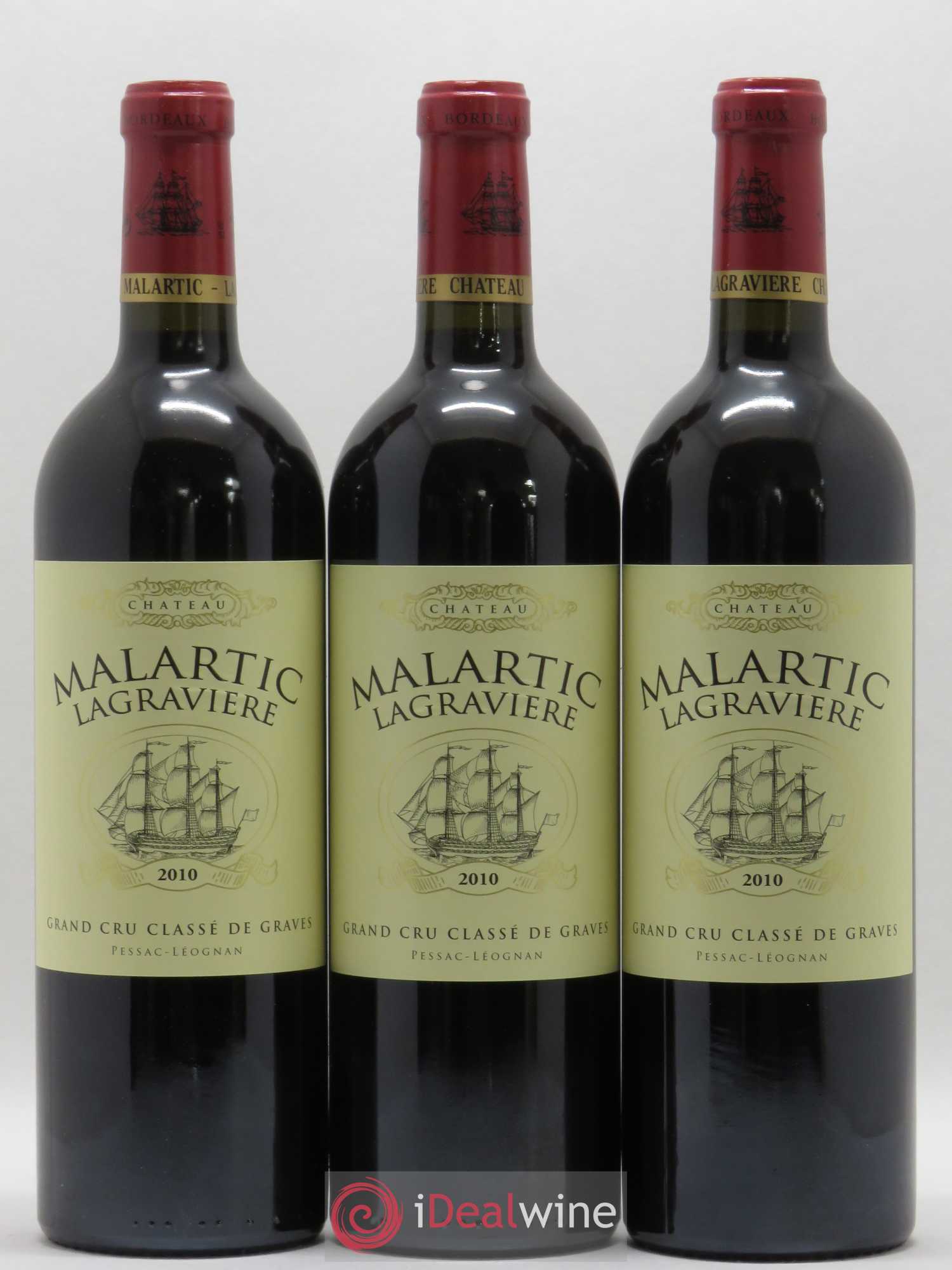 Château Malartic-Lagravière Cru Classé de Graves 2010 - Lot de 6 bouteilles - 1