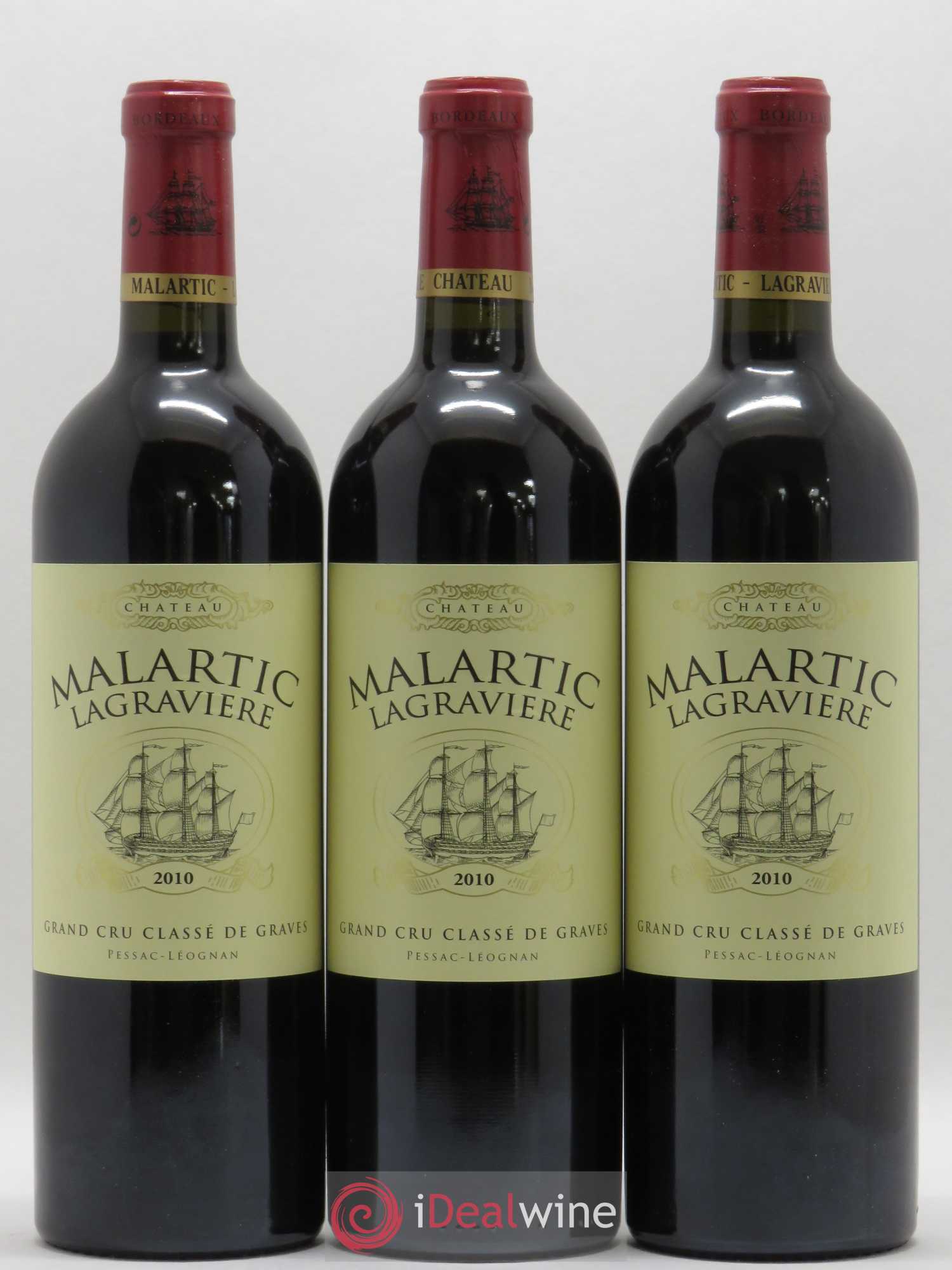 Château Malartic-Lagravière Cru Classé de Graves 2010 - Lot de 6 bouteilles - 2
