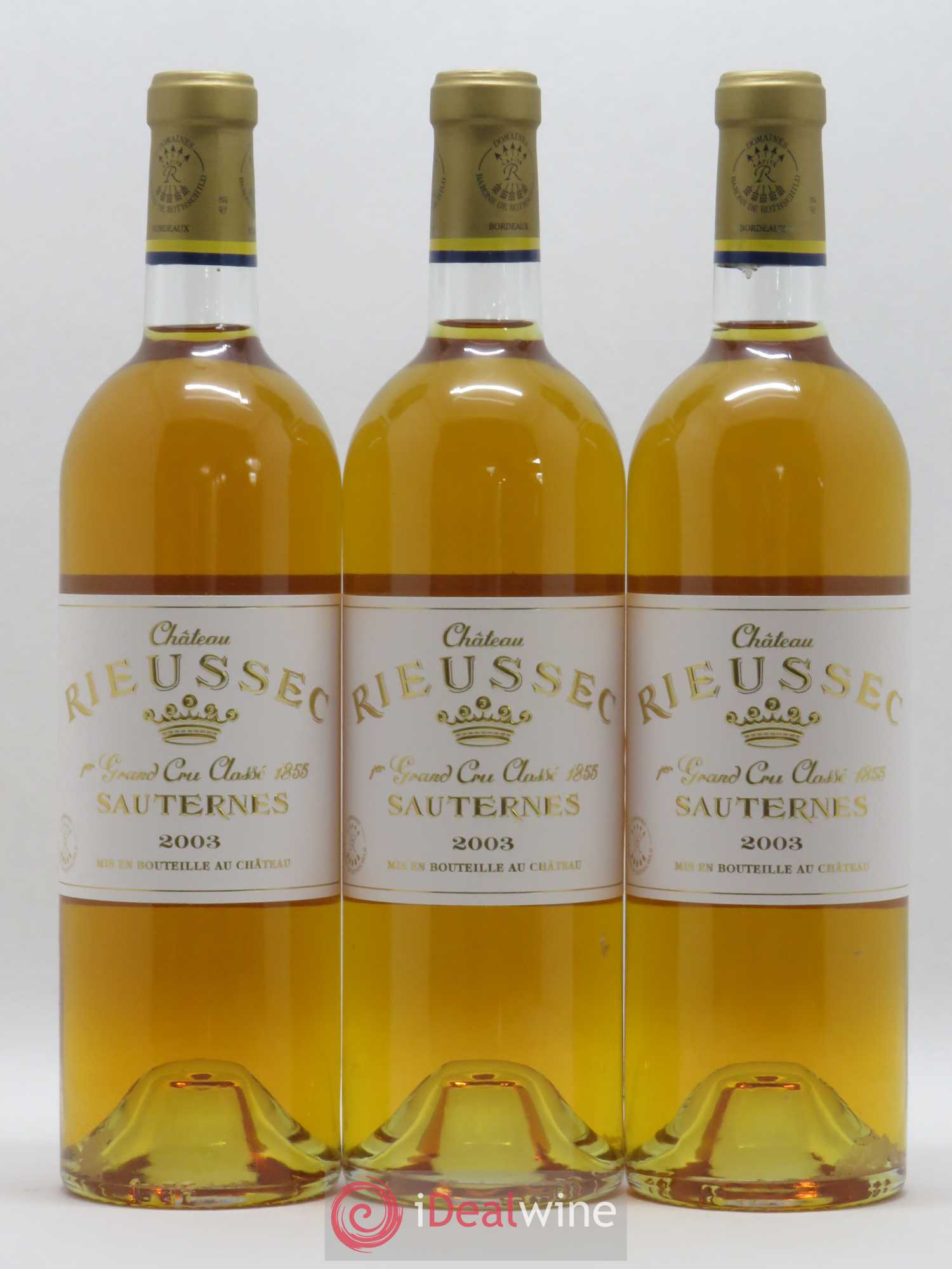 Château Rieussec 1er Grand Cru Classé 2003 - Lotto di 6 bottiglie - 1