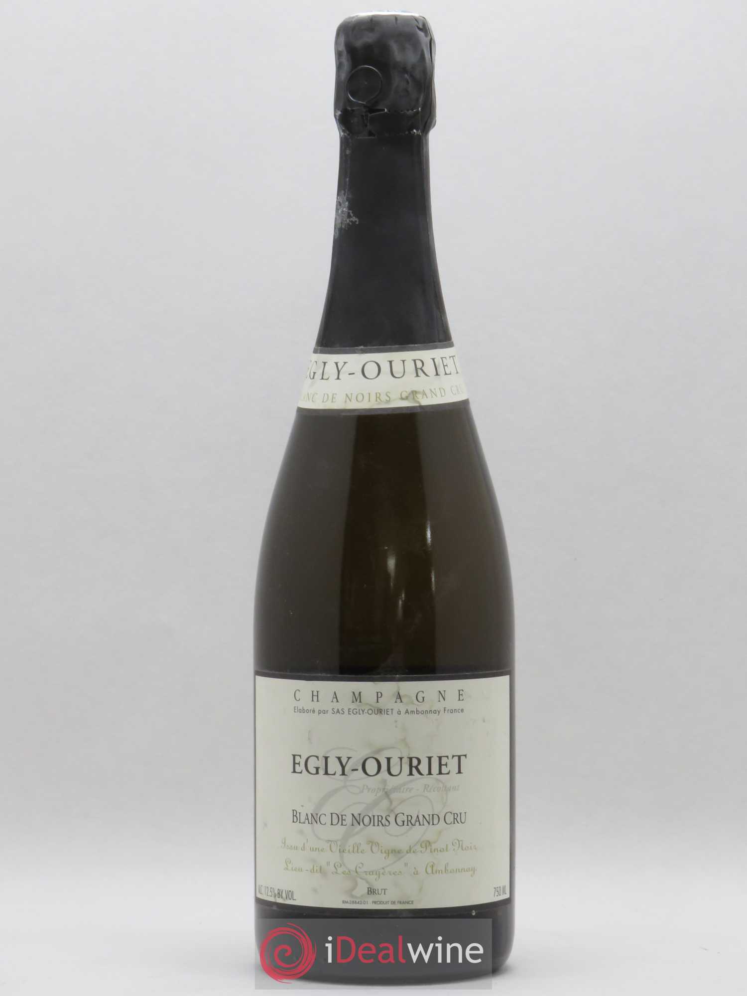 Blanc de Noirs Les Crayères Vieilles vignes Egly-Ouriet - Lot de 1 bouteille - 0