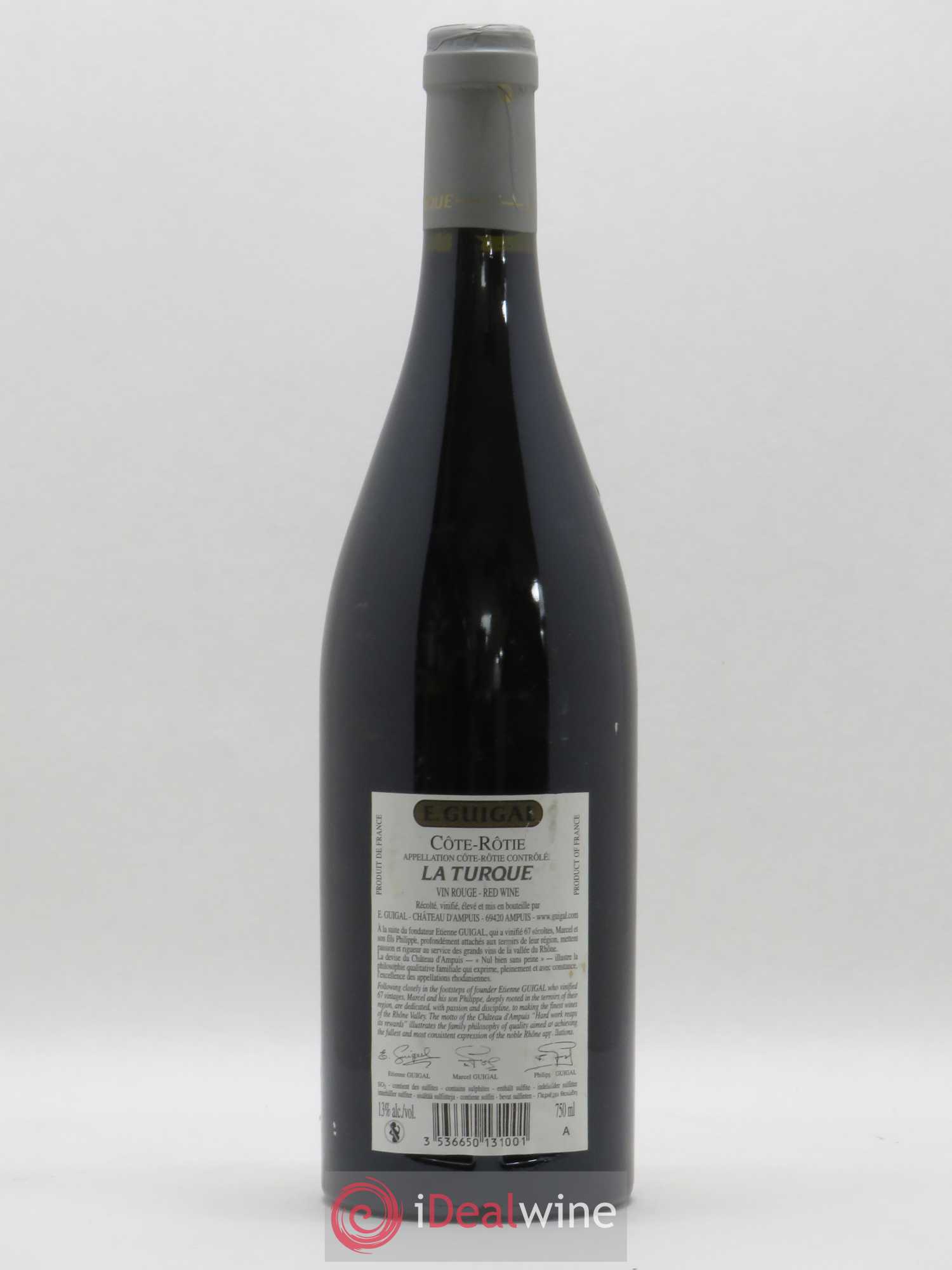 Côte-Rôtie La Turque Guigal 2007 - Lot de 1 bouteille - 1