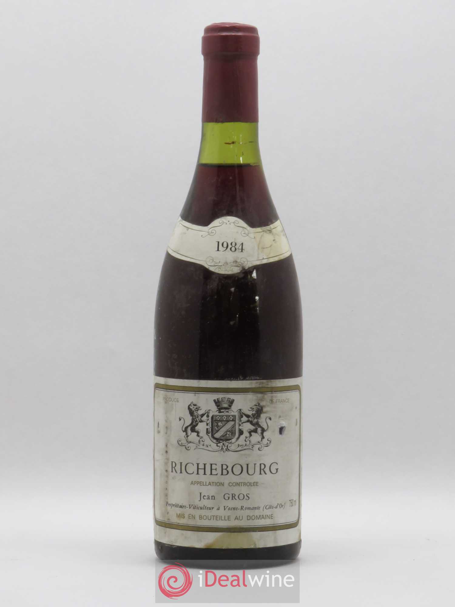 Richebourg Grand Cru Jean Gros 1984 - Lot de 1 bouteille - 0