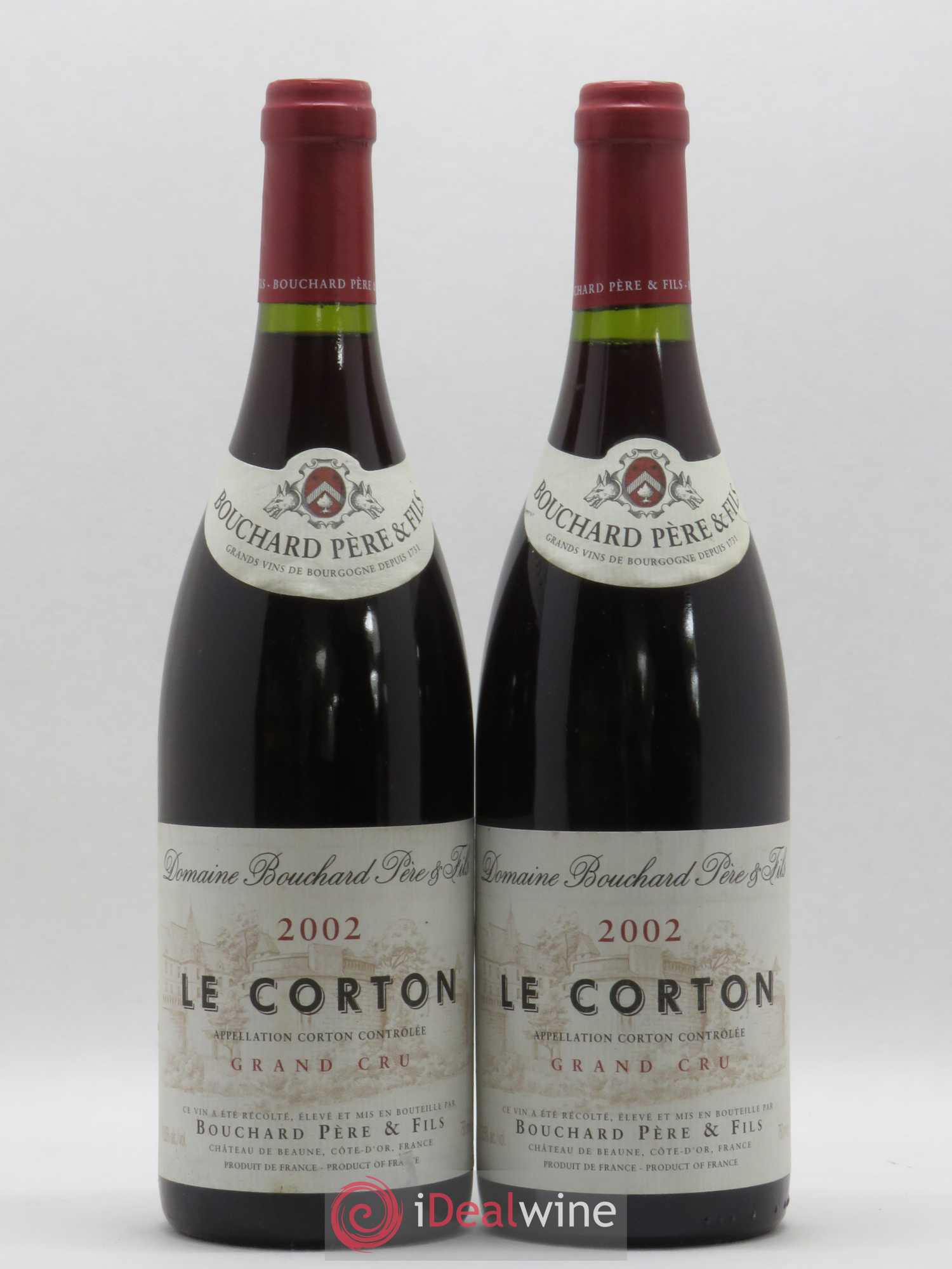 Corton Grand Cru Le Corton Bouchard Père & Fils 2002 - Lot de 2 bouteilles - 0