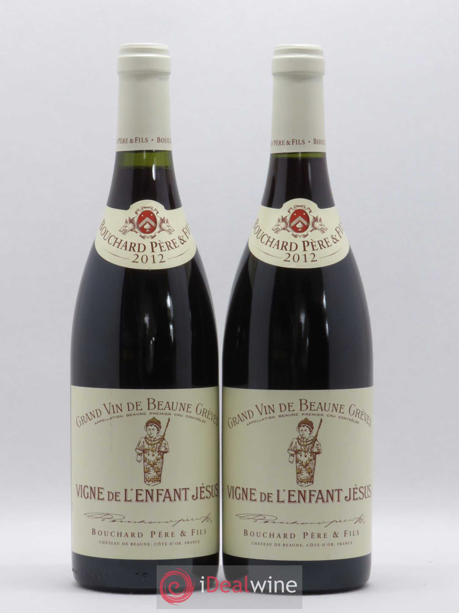 Beaune 1er Cru Grèves - Vigne de l'Enfant Jésus Bouchard Père & Fils 2012 - Lot de 2 bouteilles - 0