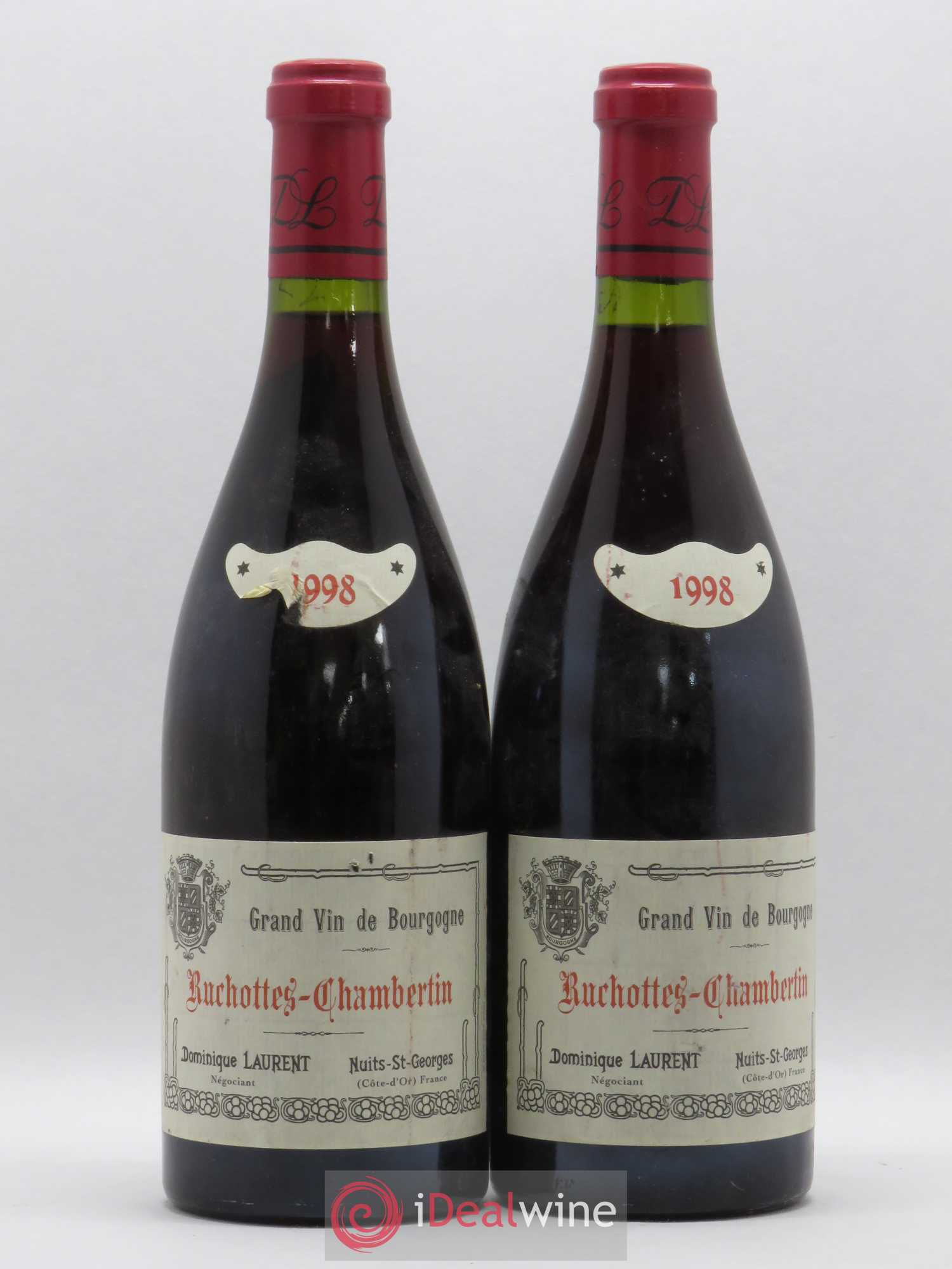 Ruchottes-Chambertin Grand Cru Dominique Laurent 1998 - Lot de 2 bouteilles - 0