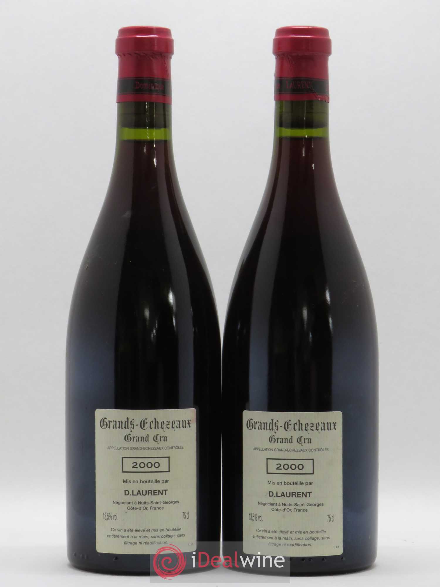 Grands-Echezeaux Grand Cru Dominique Laurent 2000 - Lot de 2 bouteilles - 1