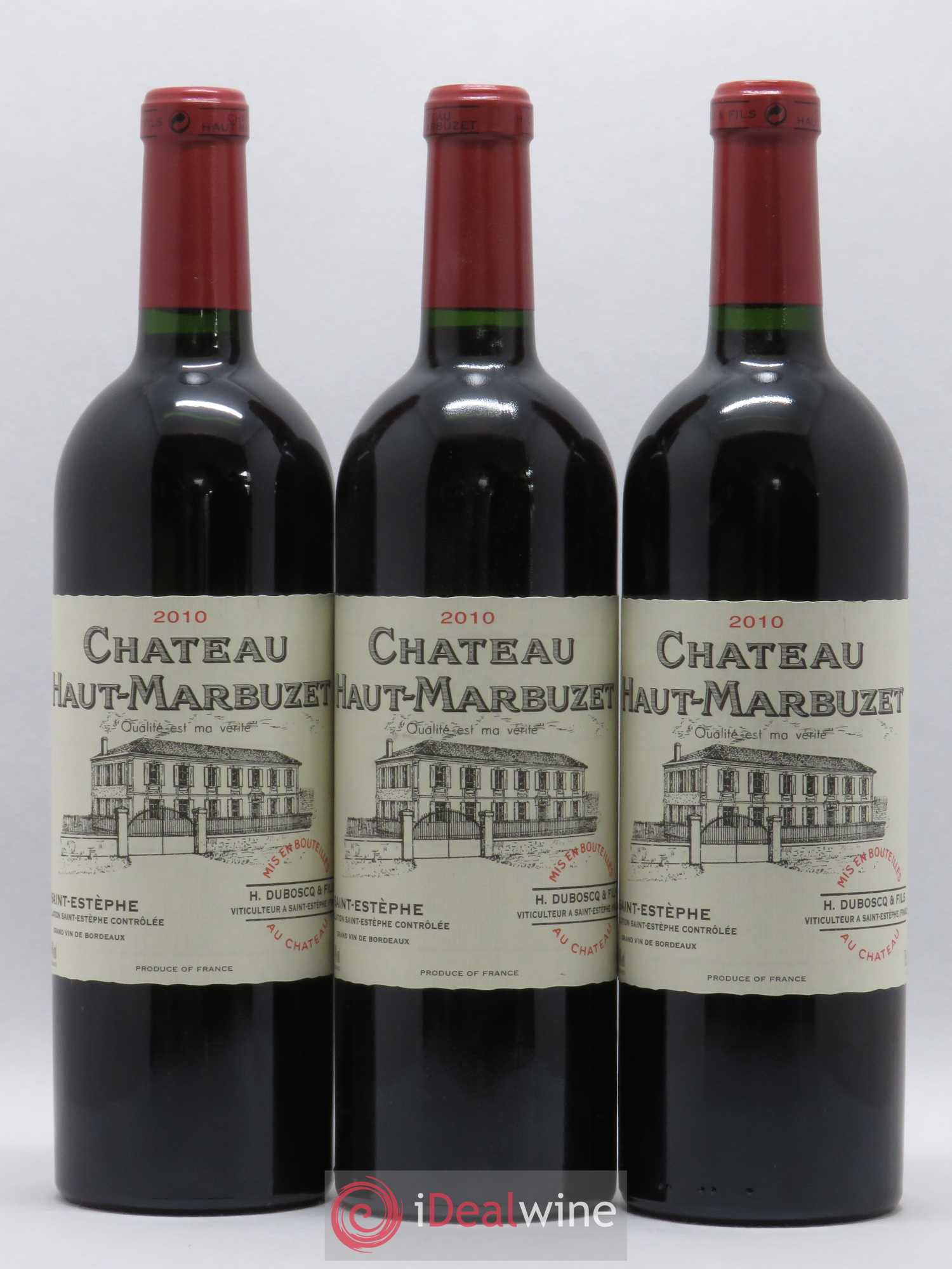 Château Haut Marbuzet 2010 - Lot de 3 bouteilles - 0