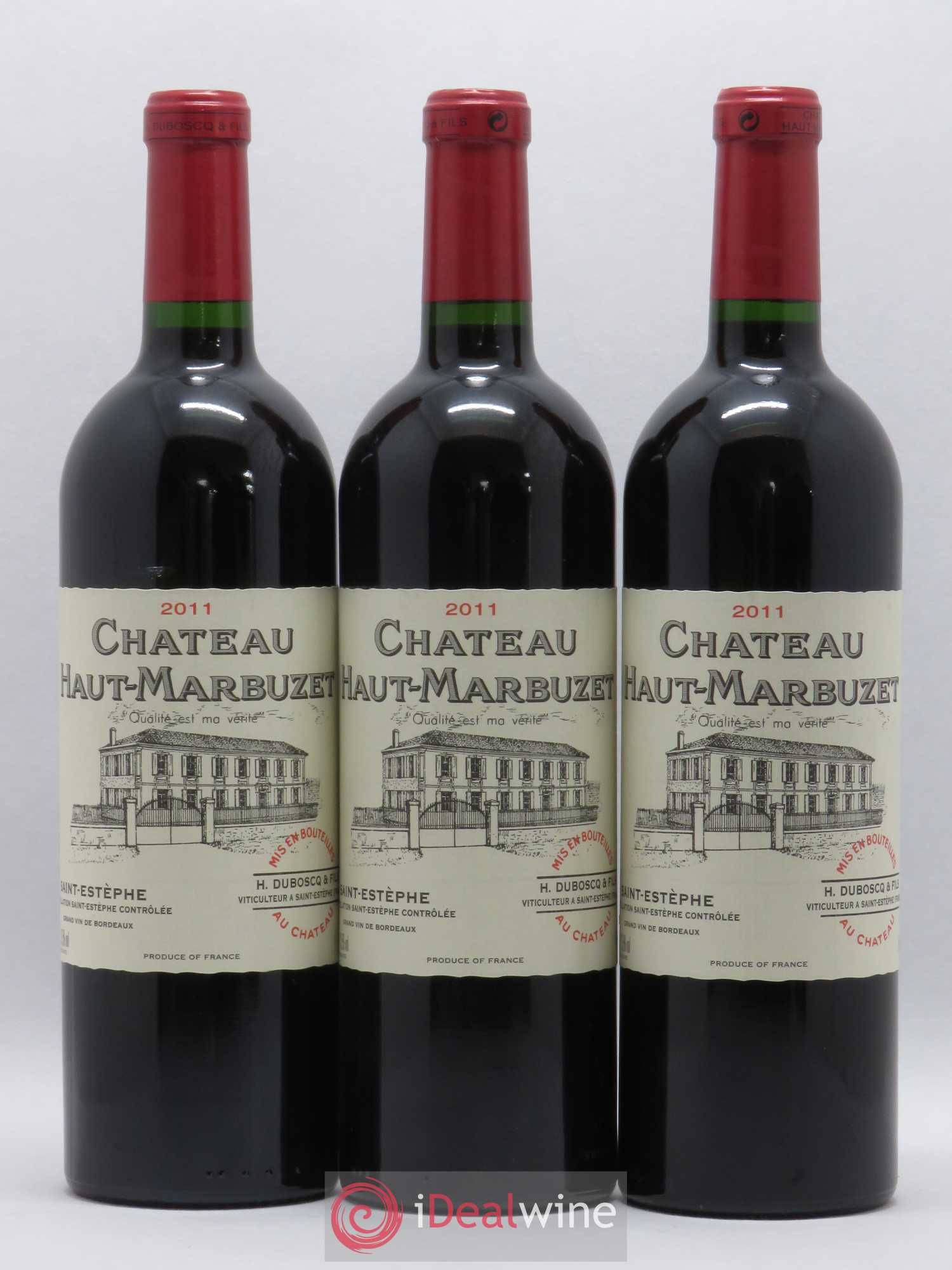 Château Haut Marbuzet 2011 - Lot de 3 bouteilles - 0