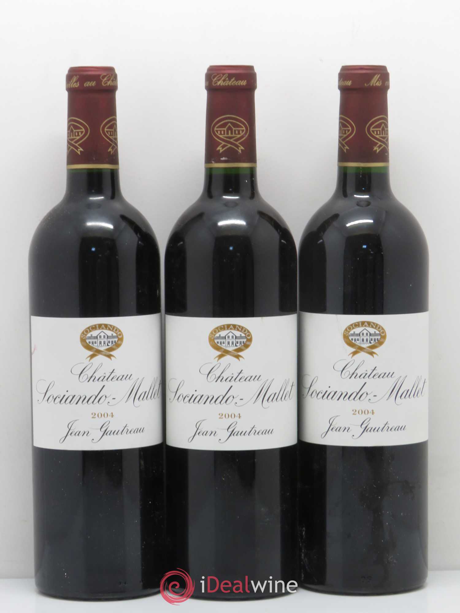 Château Sociando Mallet 2004 - Lot de 6 bouteilles - 2