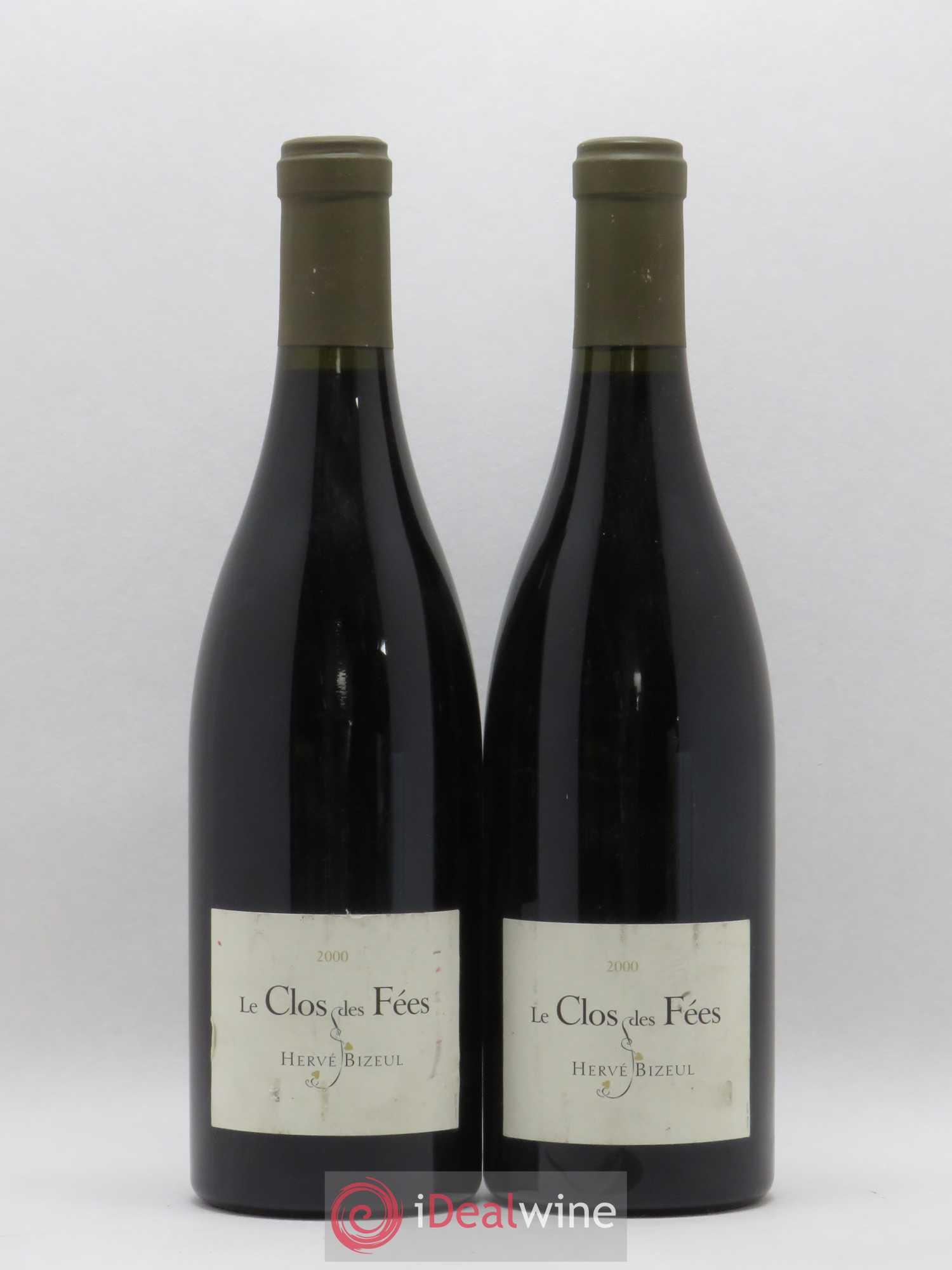 Côtes du Roussillon Villages Clos des Fées Hervé Bizeul 2000 - Lot de 2 bouteilles - 0