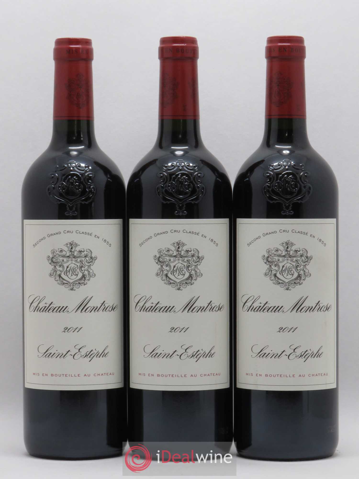 Château Montrose 2ème Grand Cru Classé 2011 - Lot de 3 bouteilles - 0