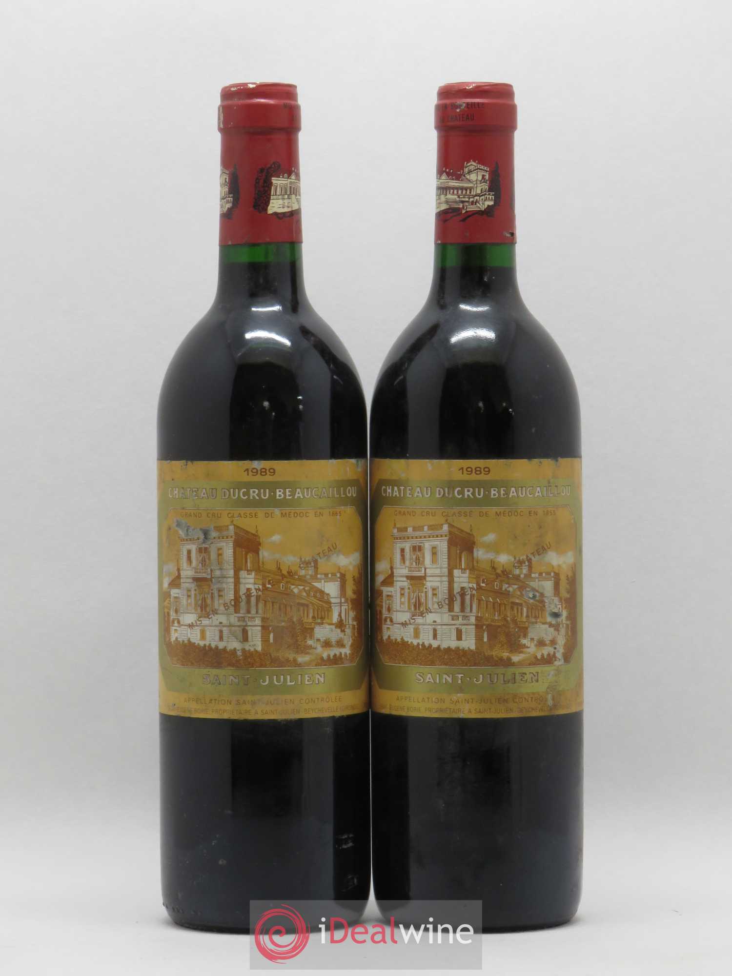 Château Ducru Beaucaillou 2ème Grand Cru Classé 1989 - Lot de 2 bouteilles - 0