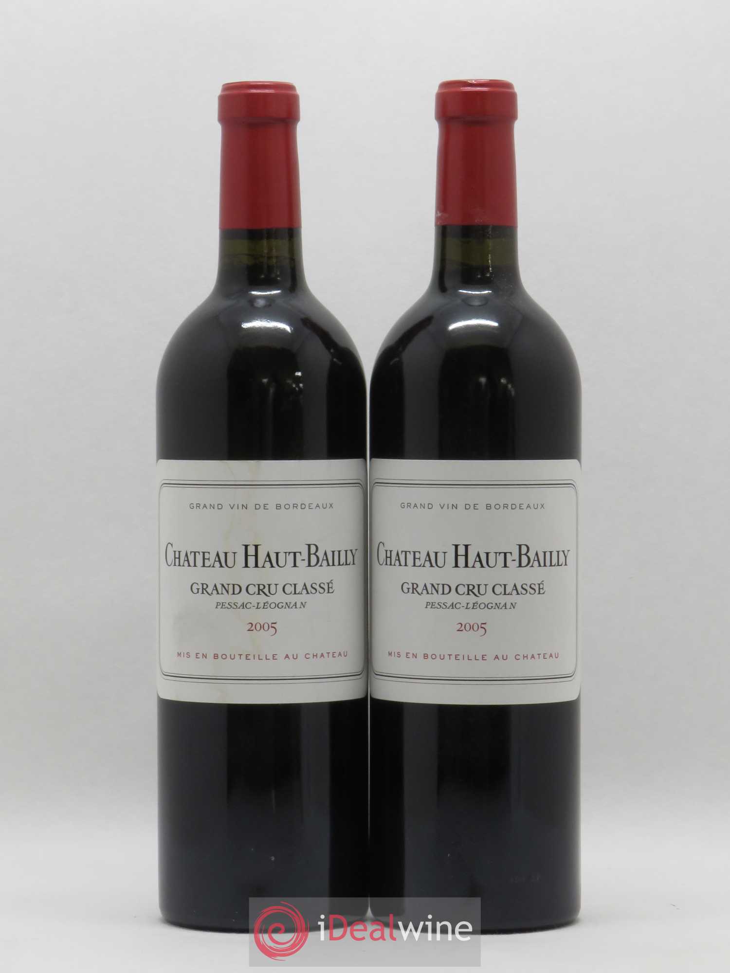 Château Haut-Bailly Cru Classé de Graves 2005 - Lot de 2 bouteilles - 0