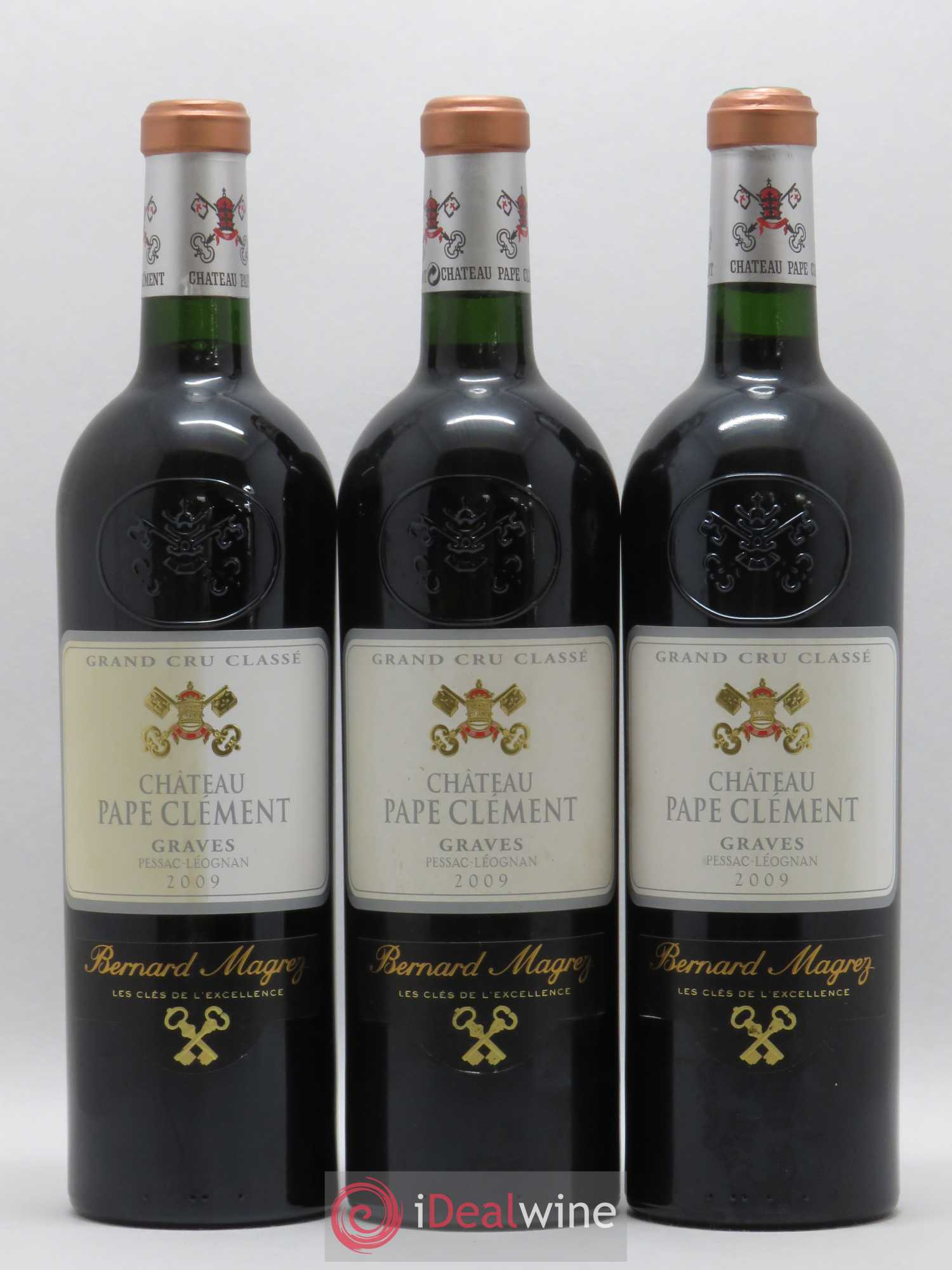 Château Pape Clément Cru Classé de Graves 2009 - Lot de 3 bouteilles - 0