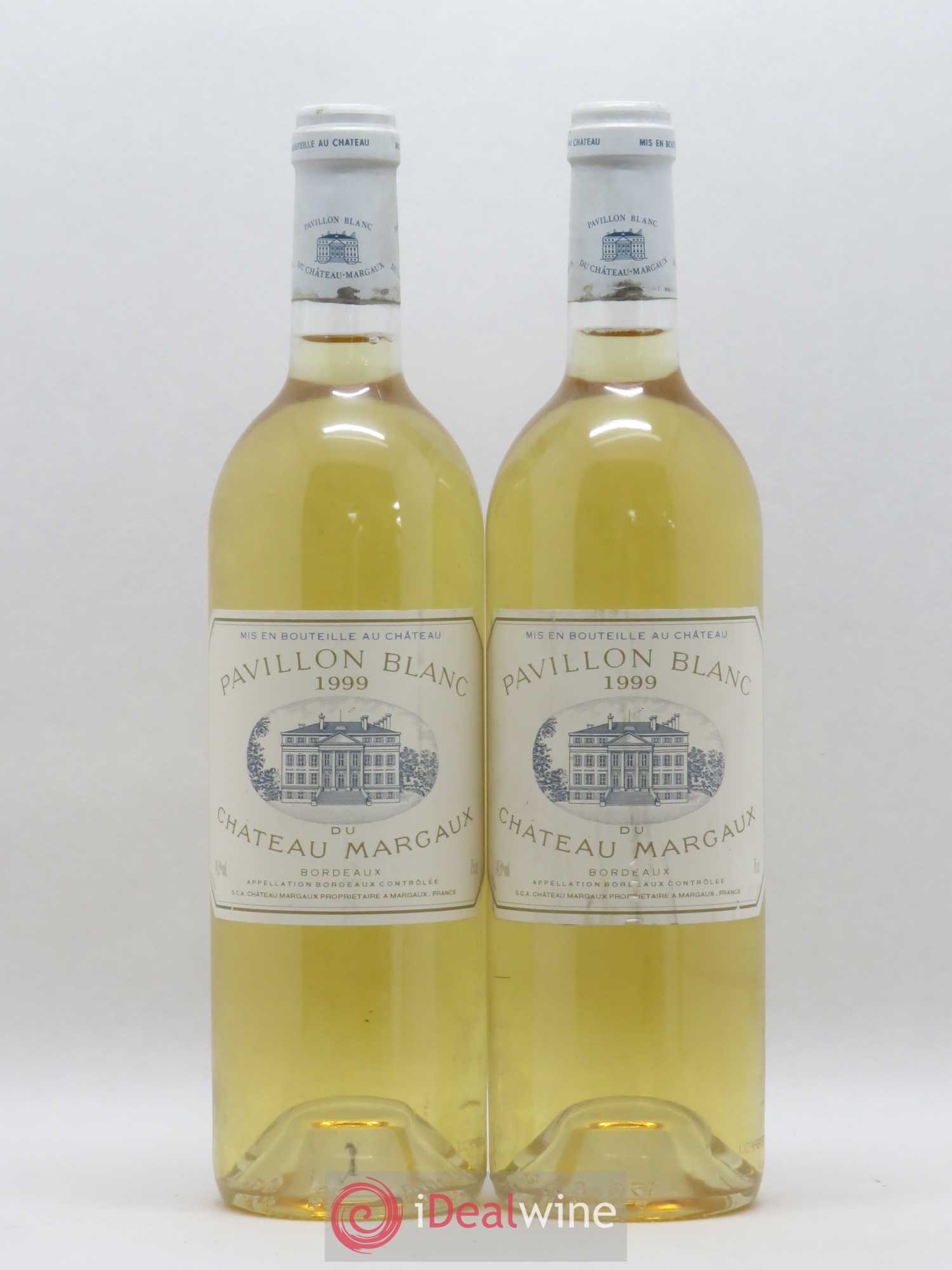 Pavillon Blanc du Château Margaux 1999 - Lot de 2 bouteilles - 0