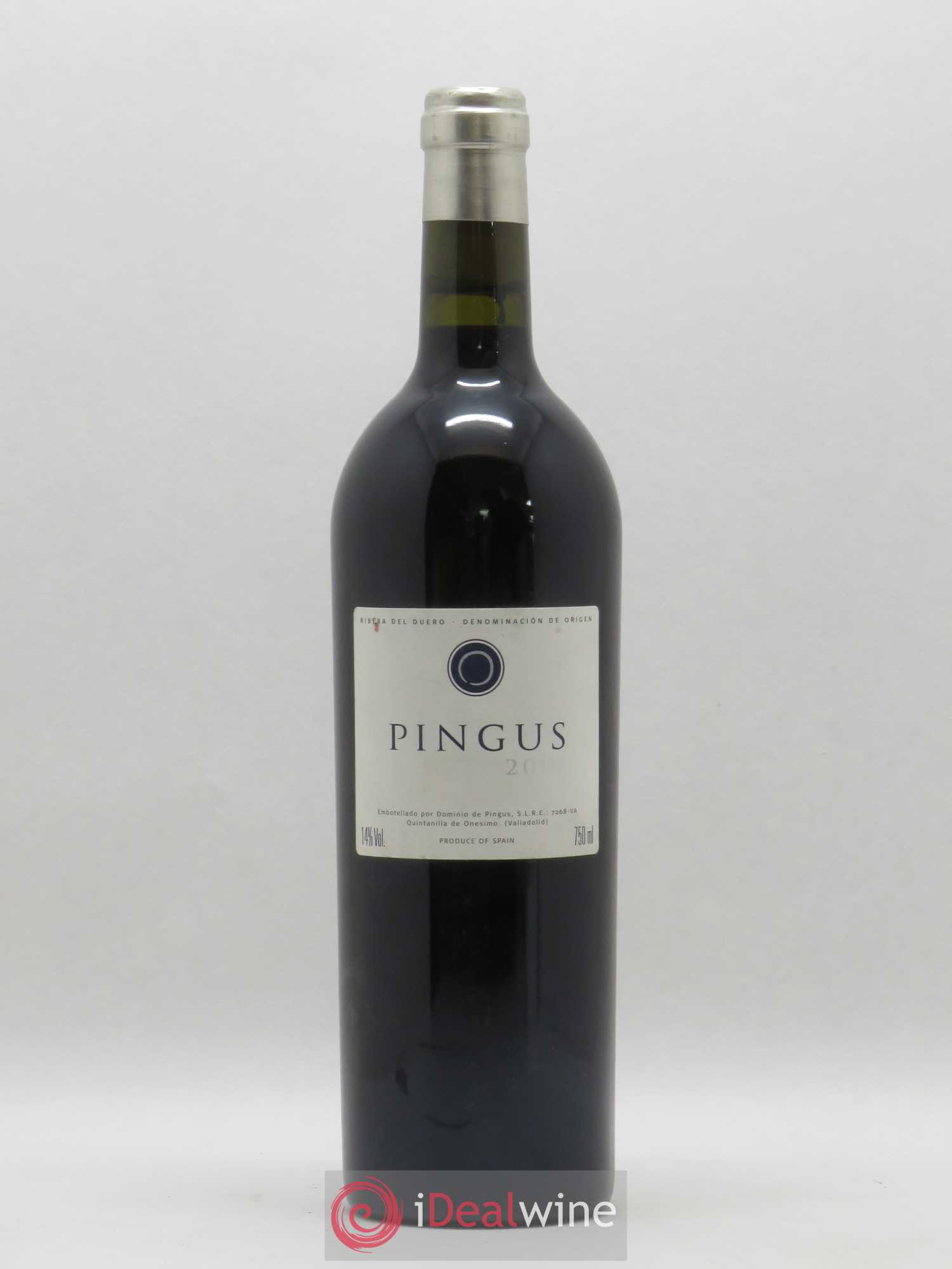 Ribera Del Duero Pingus Dominio de Pingus - Peter Sisseck 2001 - Lot de 1 bouteille - 0