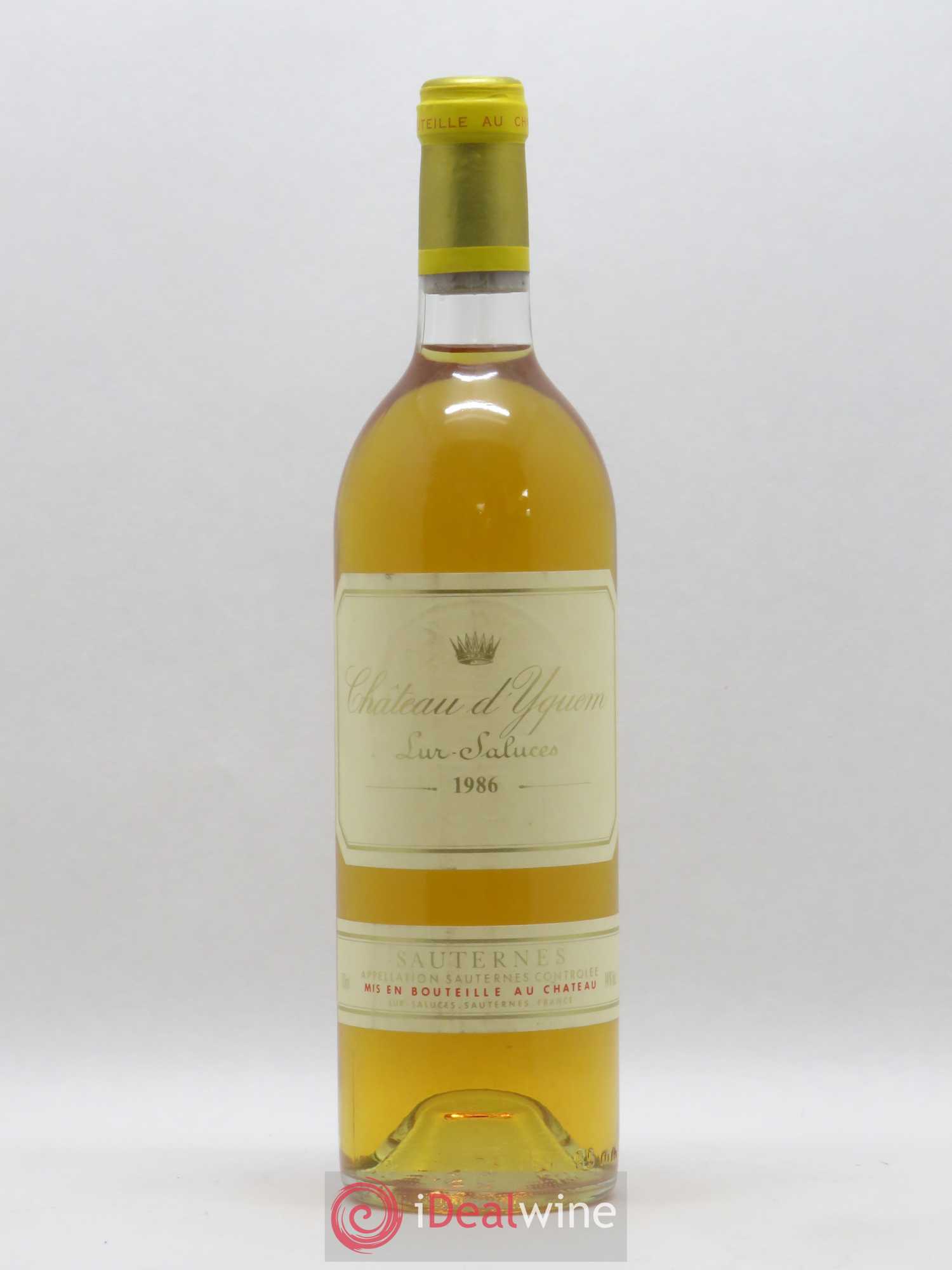 Château d' Yquem 1er Cru Classé Supérieur 1986 - Lotto di 1 bottiglia - 0