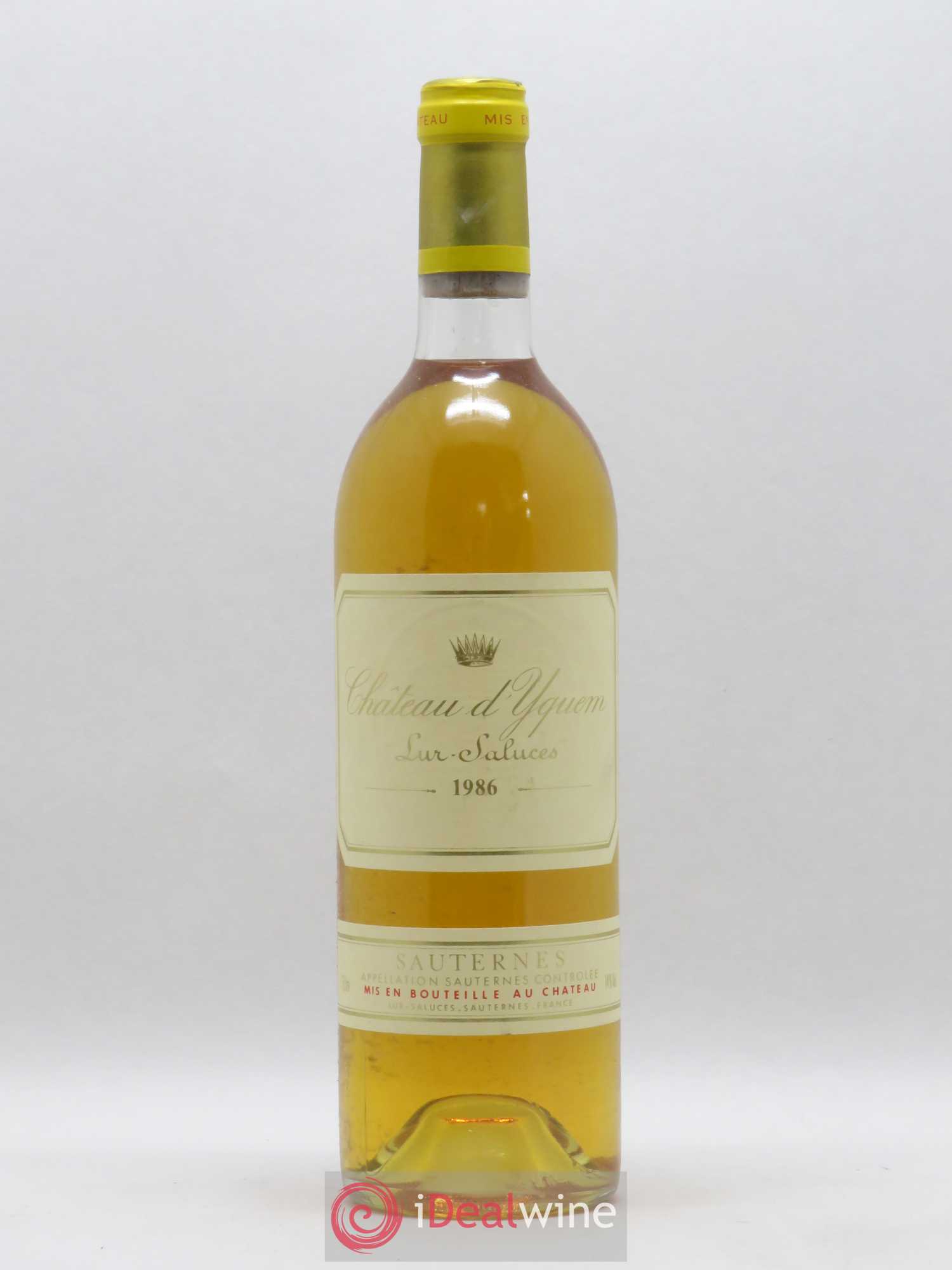 Château d' Yquem 1er Cru Classé Supérieur 1986 - Lotto di 1 bottiglia - 0