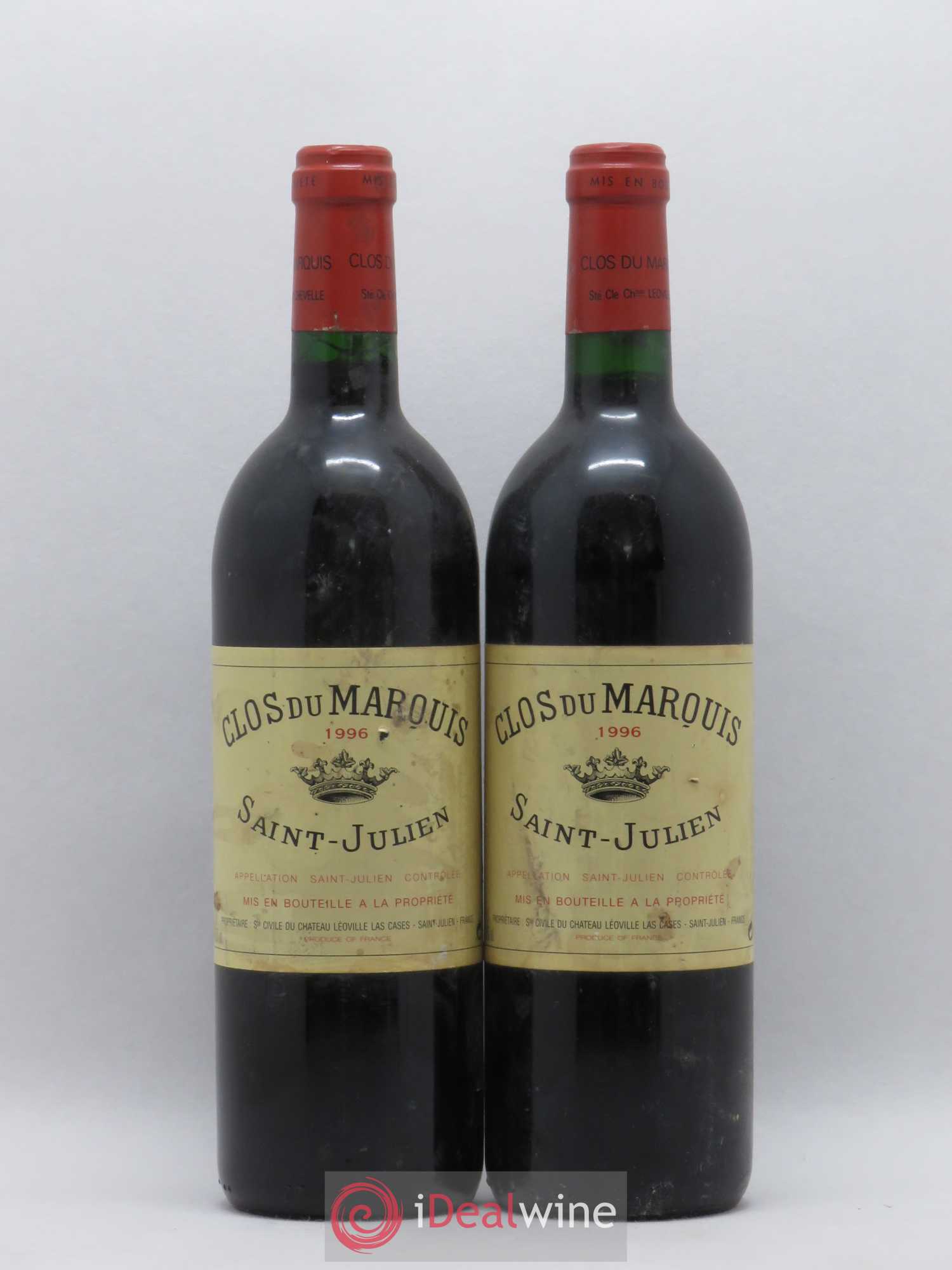 Clos du Marquis 1996 - Lot de 2 bouteilles - 0