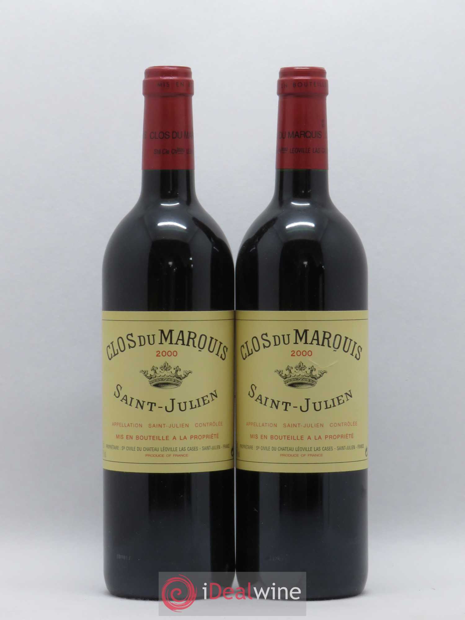 Clos du Marquis 2000 - Lot de 2 bouteilles - 0